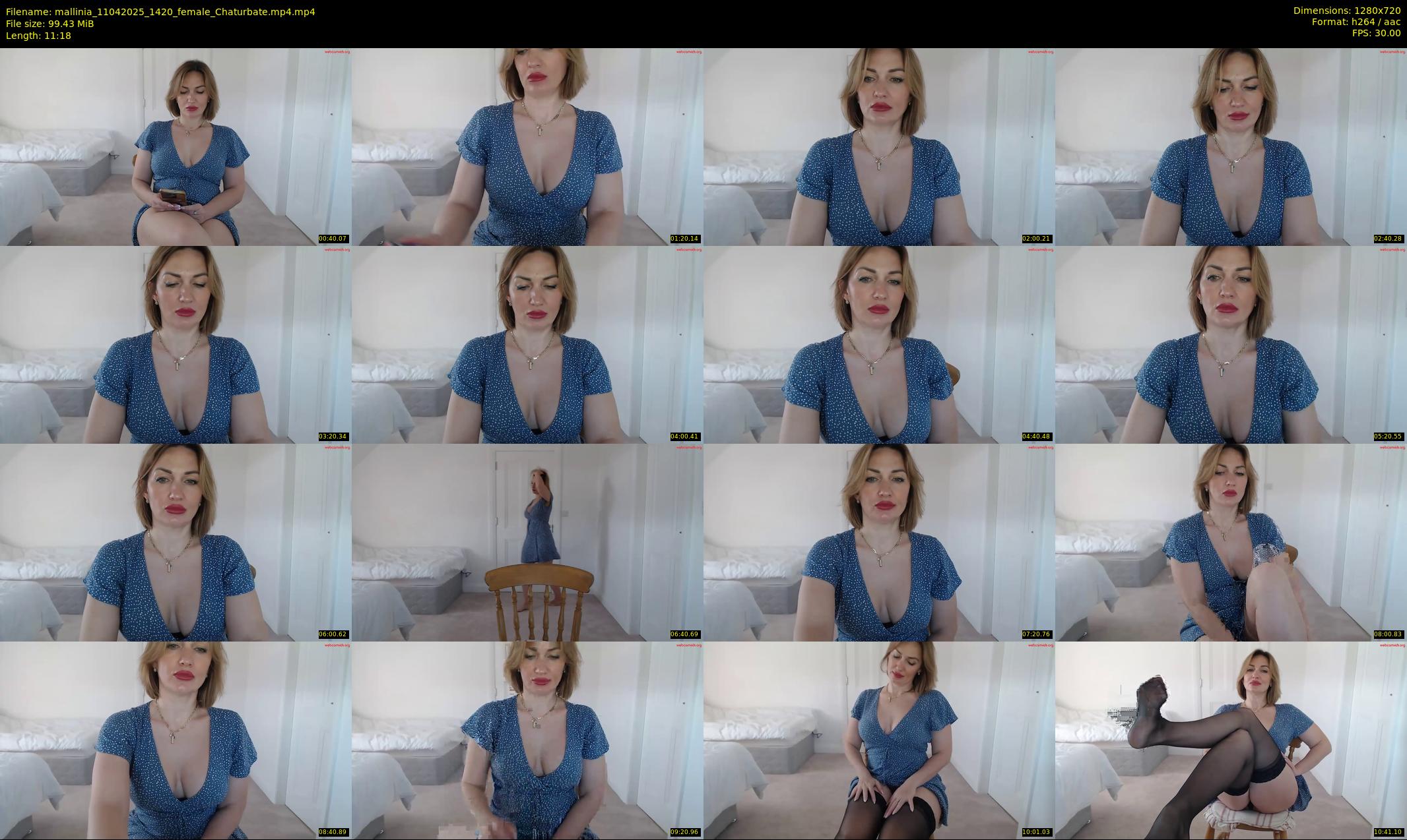 mallinia — 12 minute Chaturbate female cam show recording, 720p, Apr 11, 2025