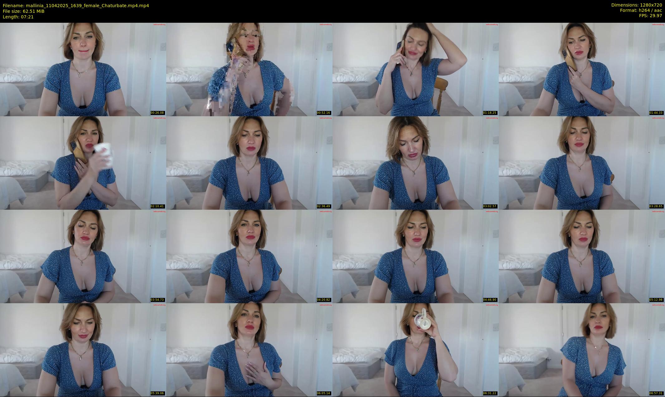mallinia — 8 minute Chaturbate female cam show recording, 720p, Apr 11, 2025