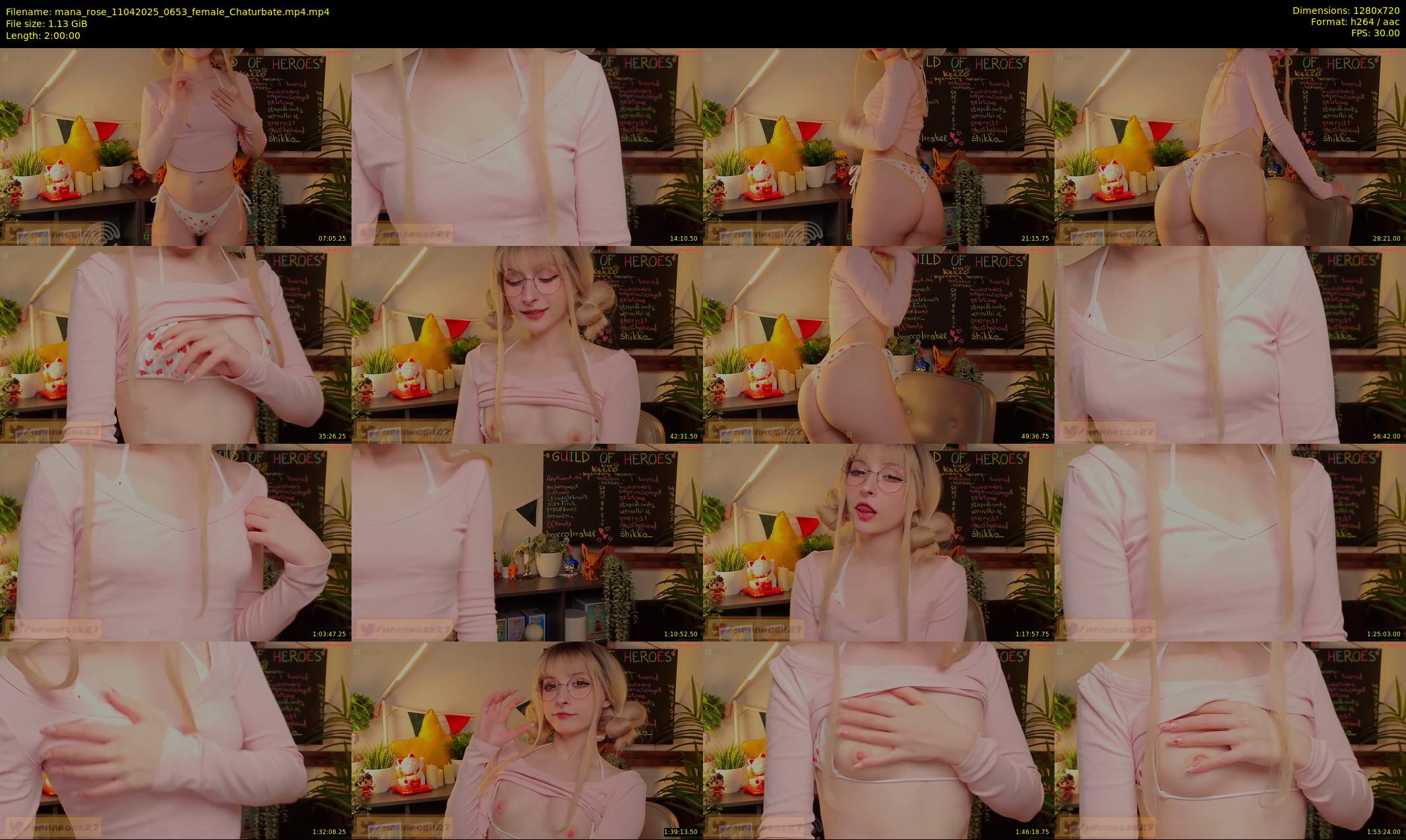mana_rose — 120 minute Chaturbate female cam show recording, 720p, Apr 11, 2025