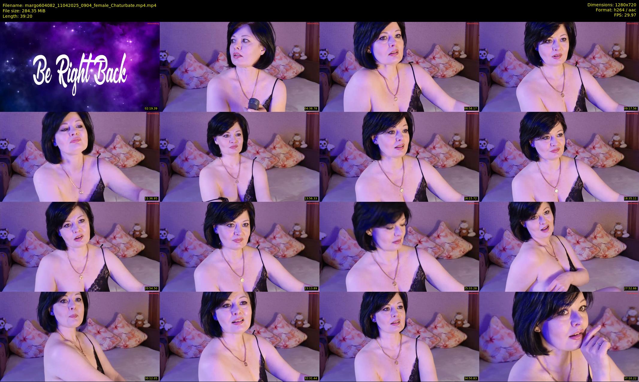margo604082 — 40 minute Chaturbate female cam show recording, 720p, Apr 11, 2025