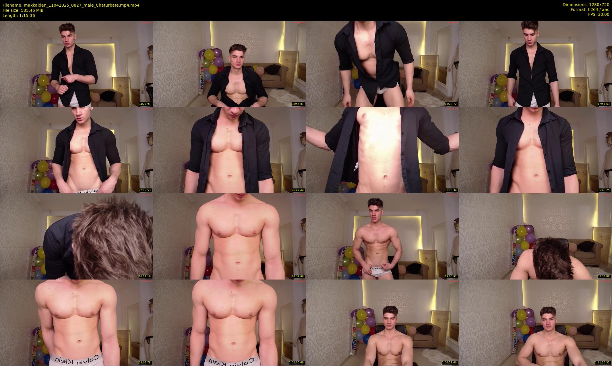 maxkaiden — 76 minute Chaturbate male cam show recording, 720p, Apr 11, 2025