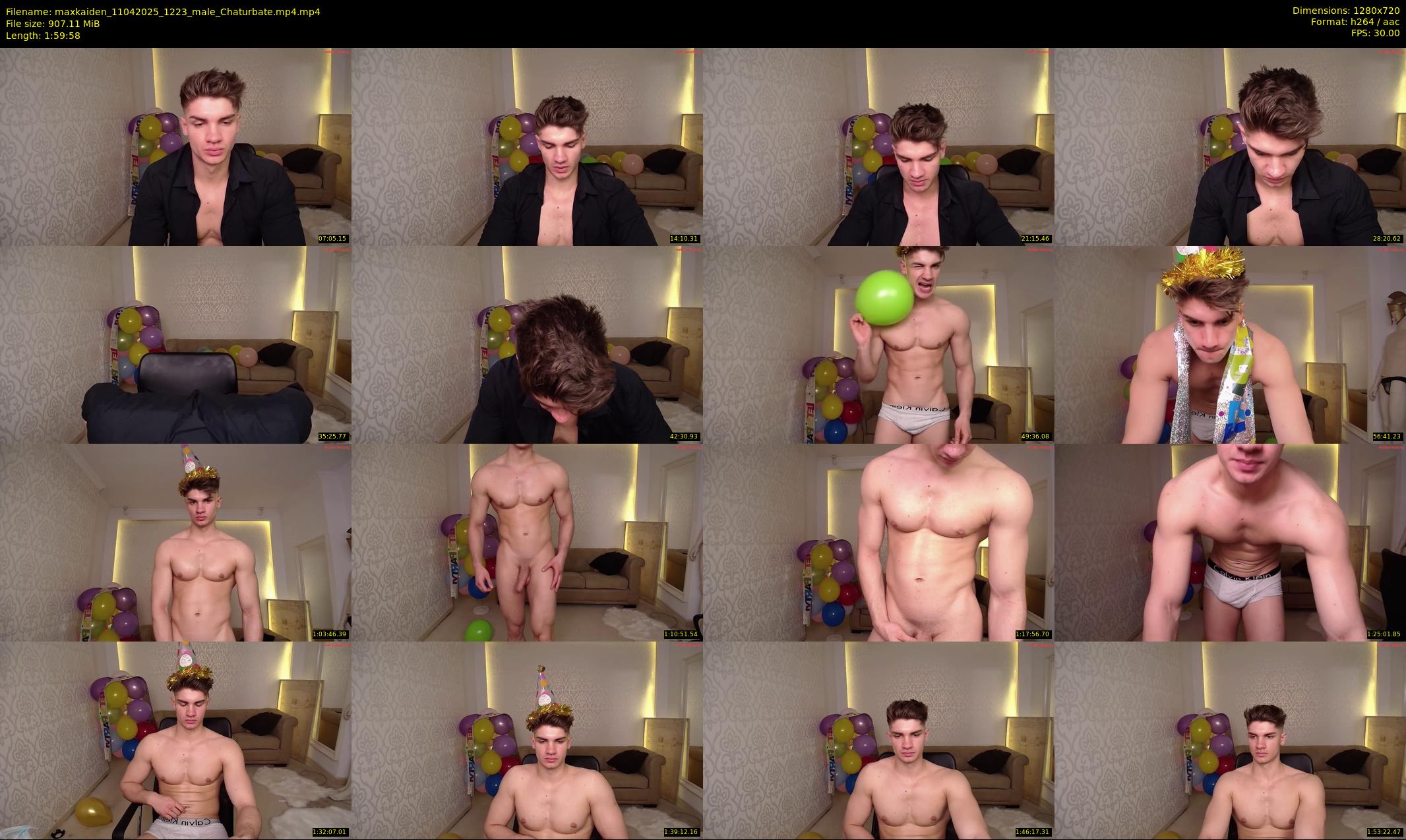 maxkaiden — 120 minute Chaturbate male cam show recording, 720p, Apr 11, 2025