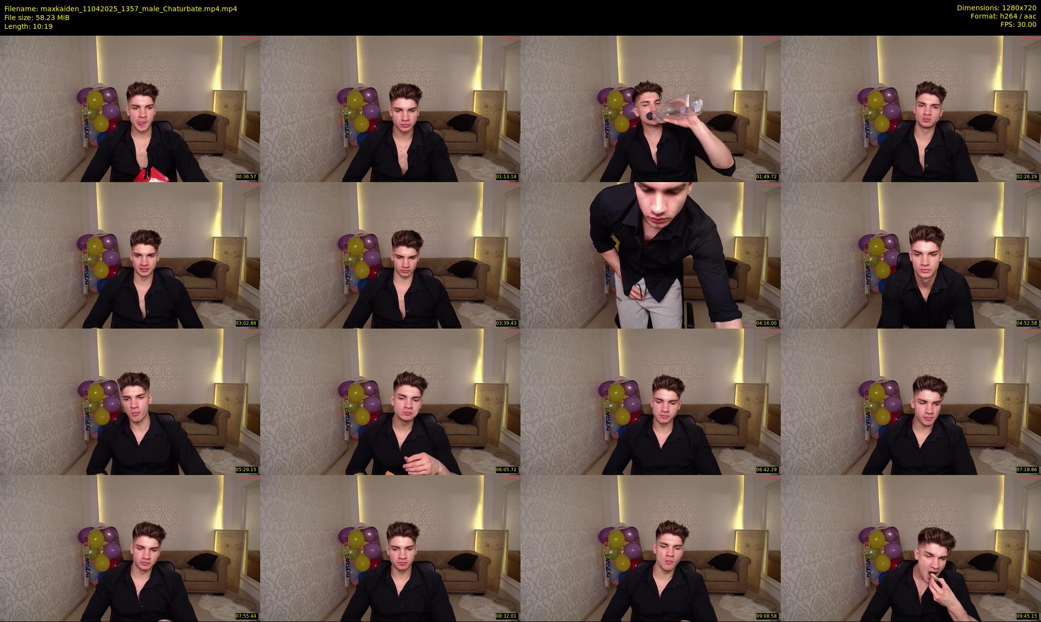 maxkaiden — 11 minute Chaturbate male cam show recording, 720p, Apr 11, 2025