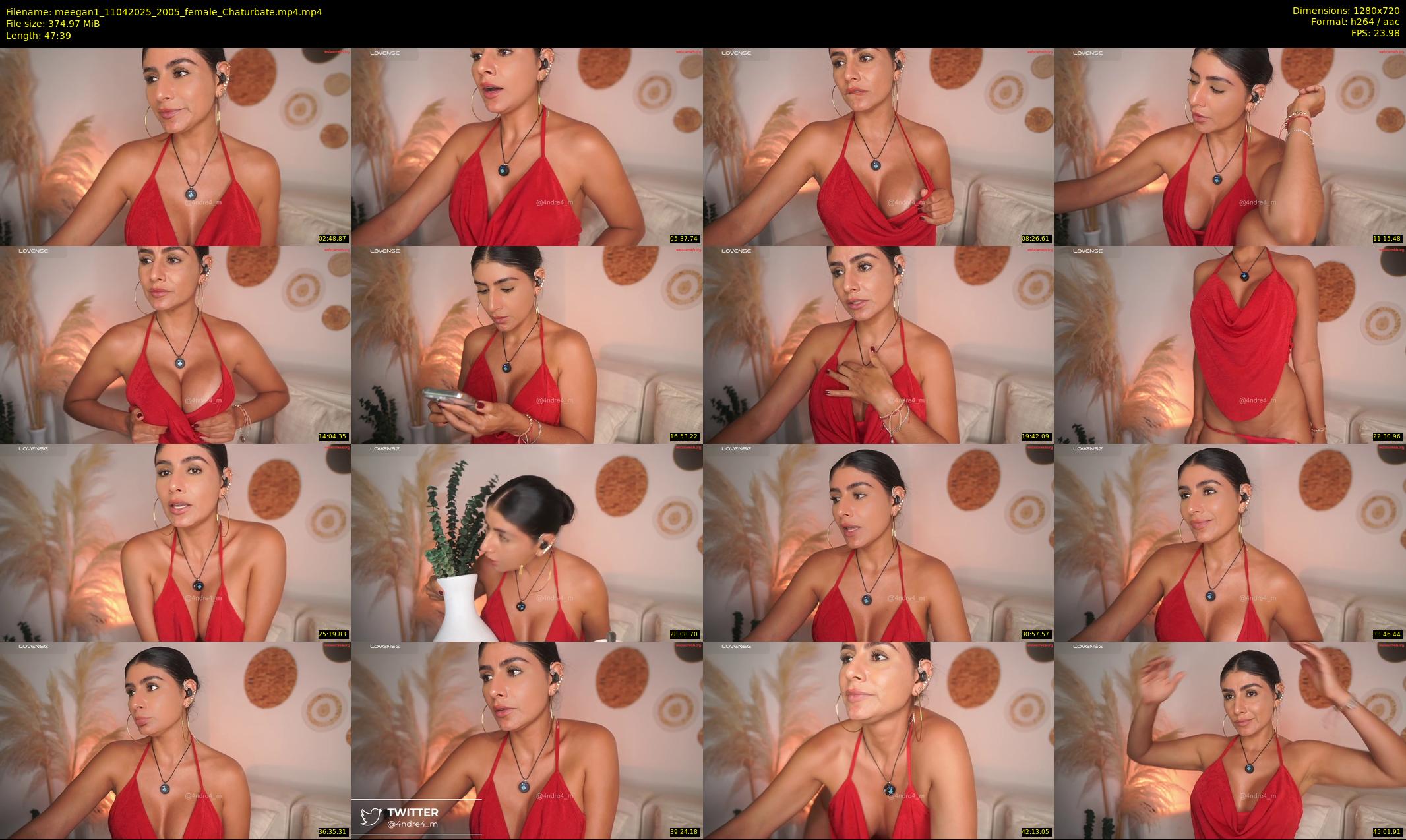 meegan1 — 48 minute Chaturbate female cam show recording, 720p, Apr 11, 2025