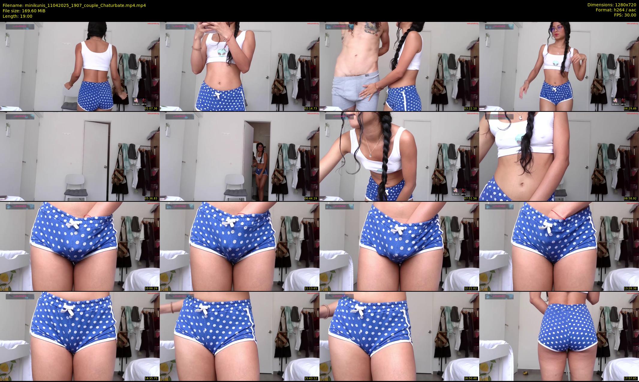 minikunis — 19 minute Chaturbate couple cam show recording, 720p, Apr 11, 2025