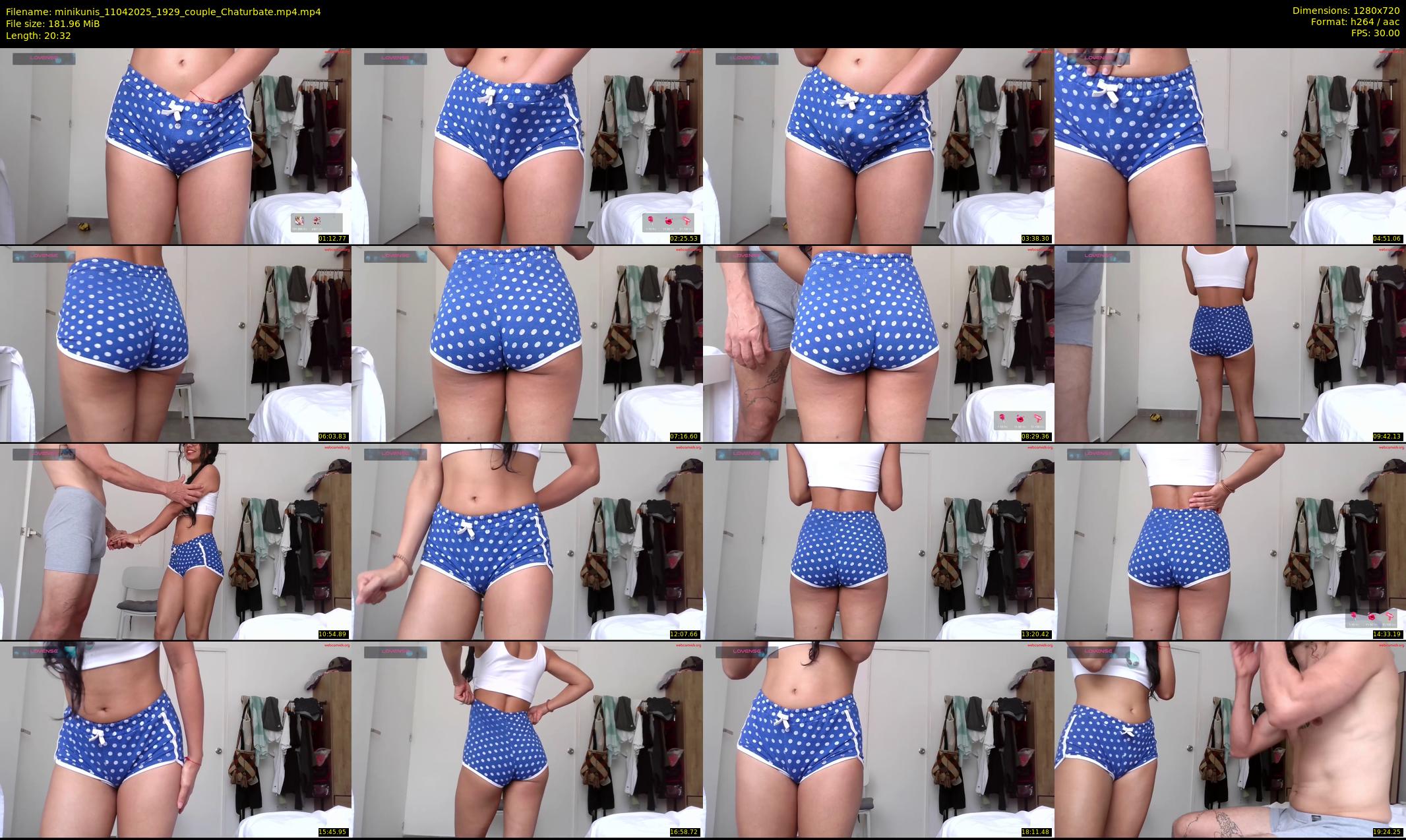 minikunis — 21 minute Chaturbate couple cam show recording, 720p, Apr 11, 2025