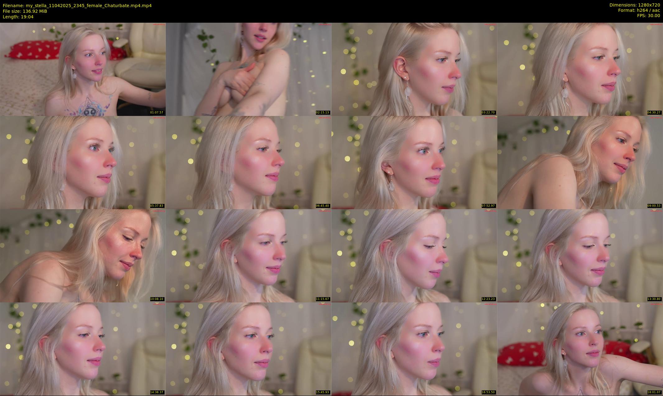 my_stella — 20 minute Chaturbate female cam show recording, 720p, Apr 11, 2025