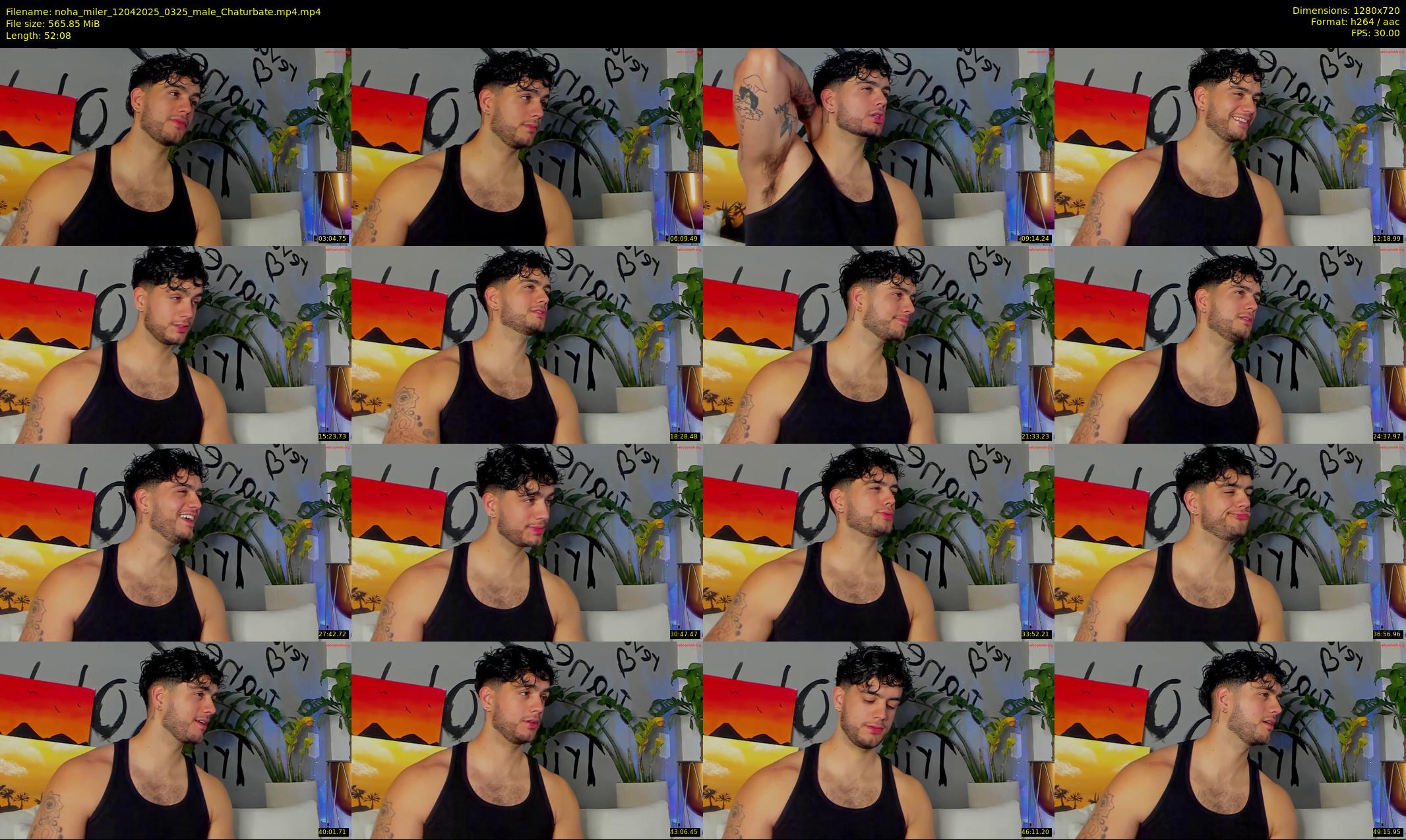 noha_miler — 53 minute Chaturbate male cam show recording, 720p, Apr 12, 2025