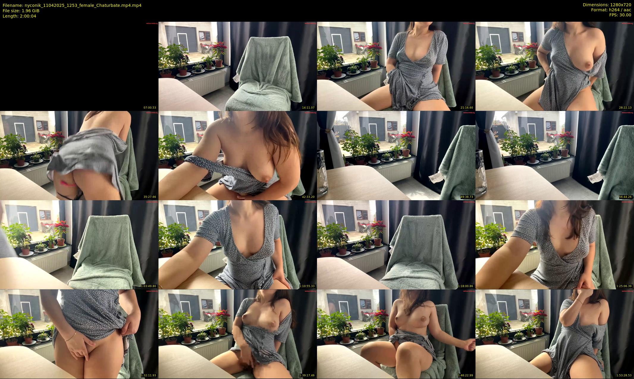 nyconik — 121 minute Chaturbate female cam show recording, 720p, Apr 11, 2025