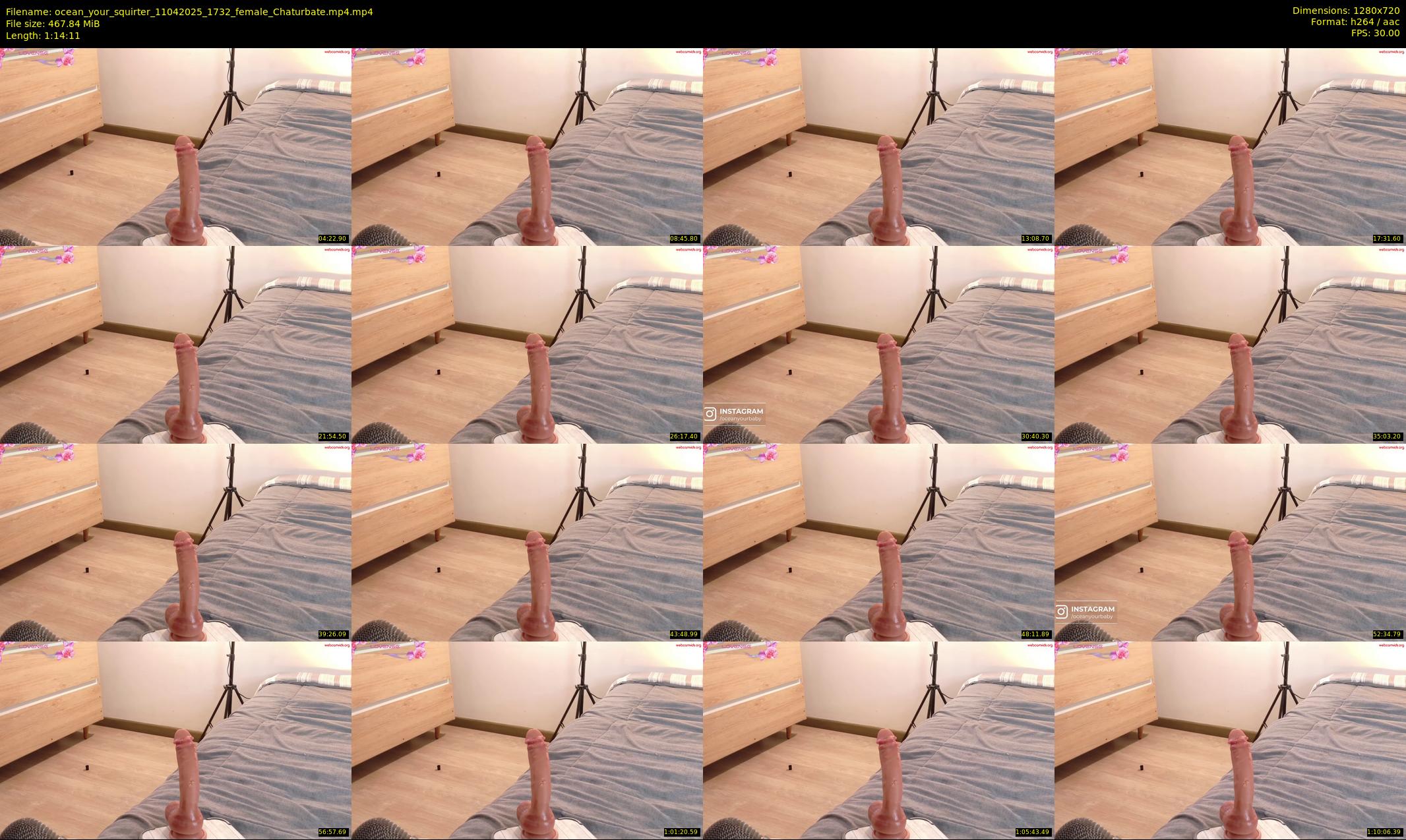 ocean_your_squirter — 75 minute Chaturbate female cam show recording, 720p, Apr 11, 2025