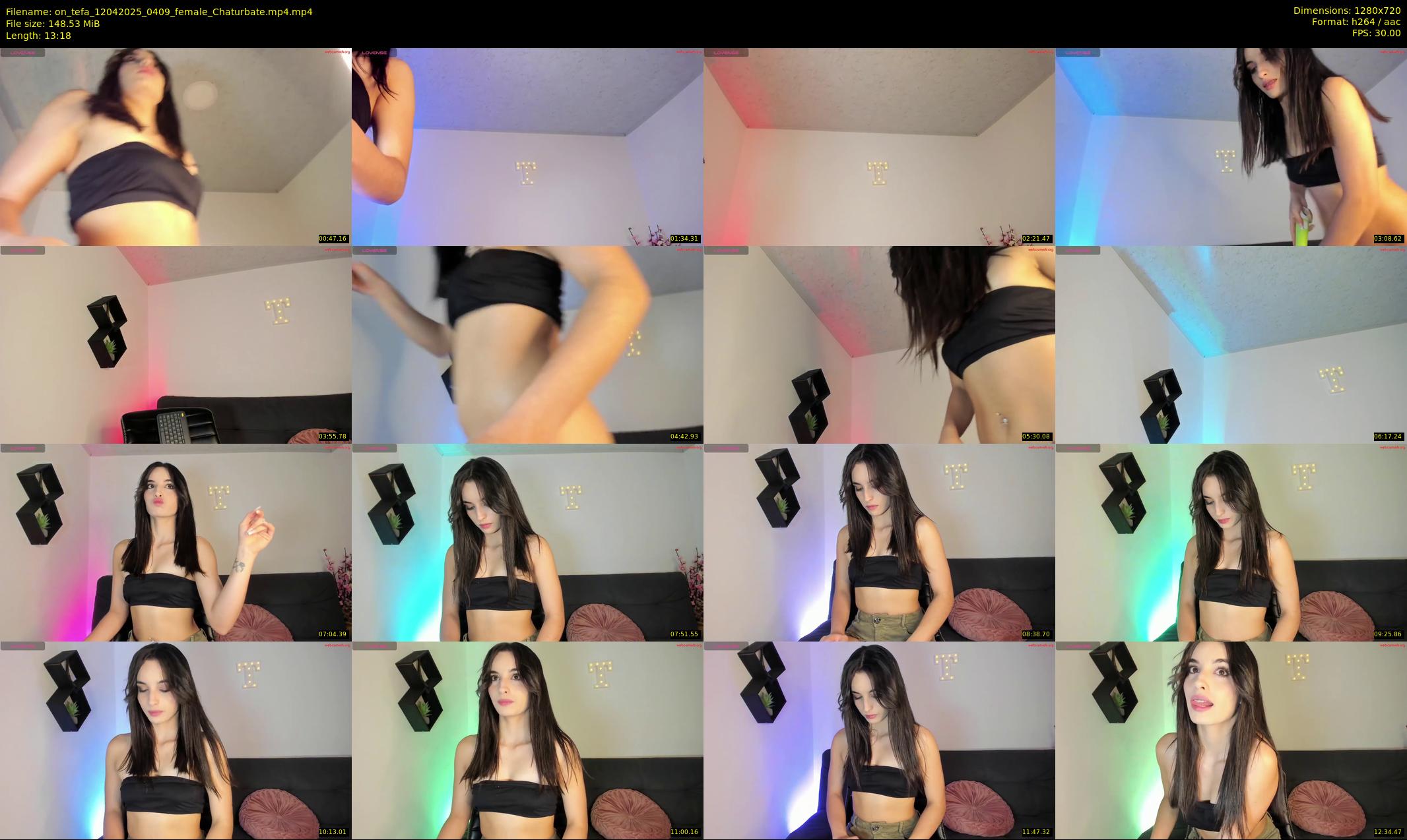 on_tefa — 14 minute Chaturbate female cam show recording, 720p, Apr 12, 2025