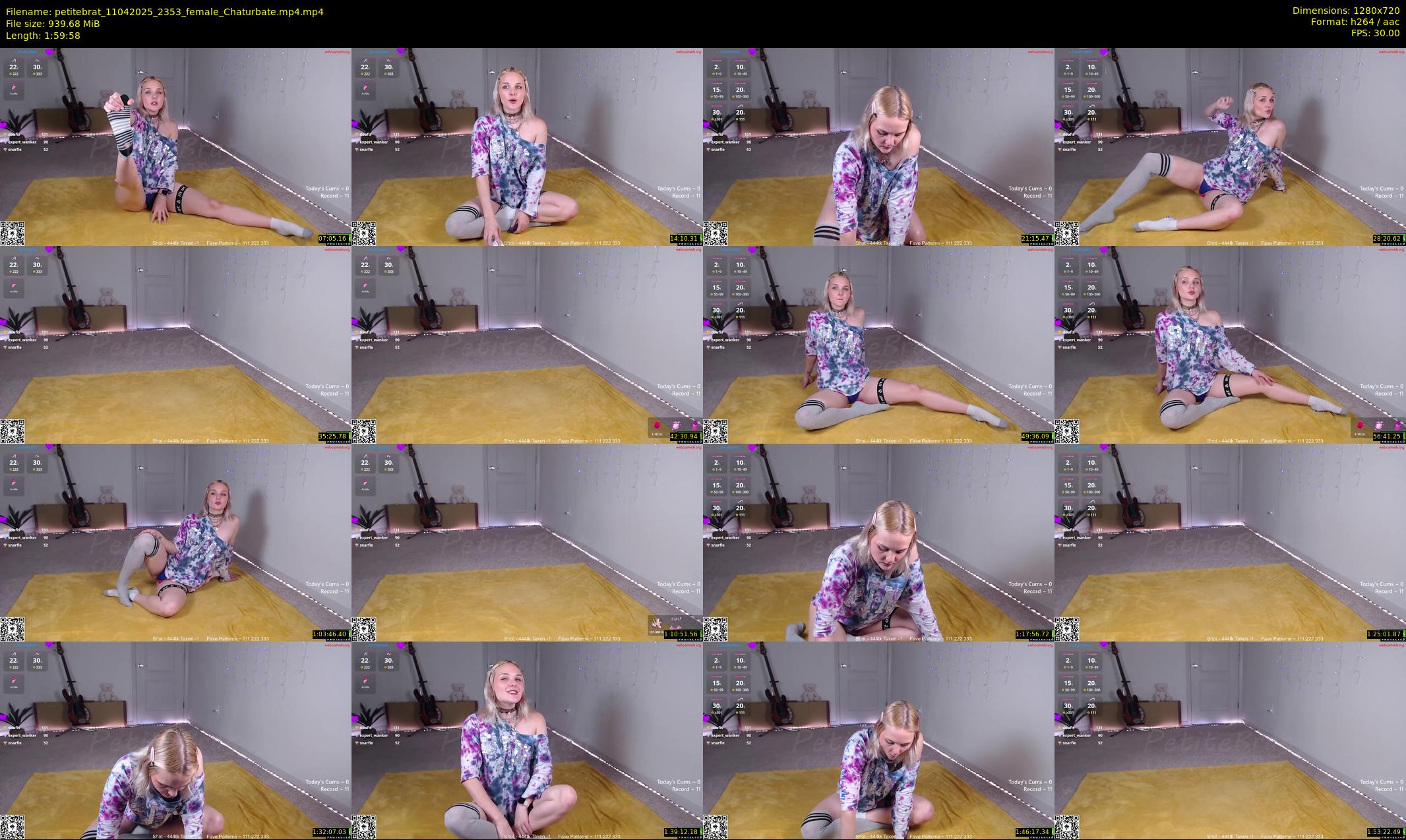 petitebrat — 120 minute Chaturbate female cam show recording, 720p, Apr 11, 2025