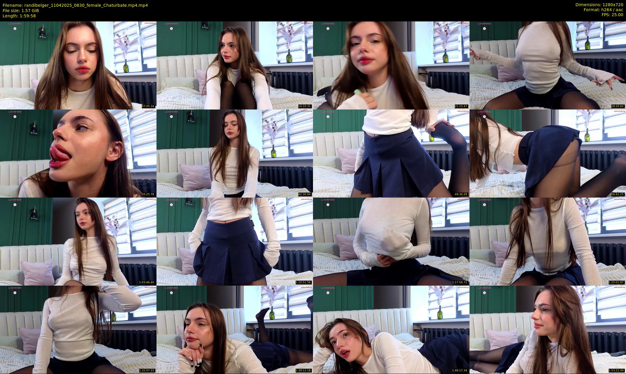 randibelger — 120 minute Chaturbate female cam show recording, 720p, Apr 11, 2025