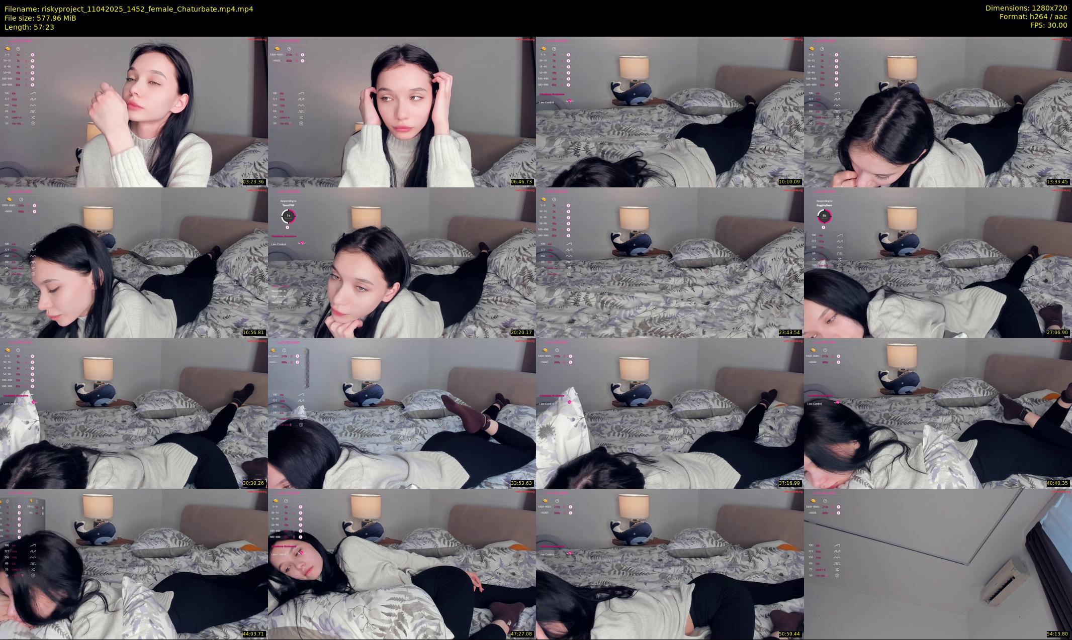 riskyproject — 58 minute Chaturbate couple cam show recording, 720p, Apr 11, 2025