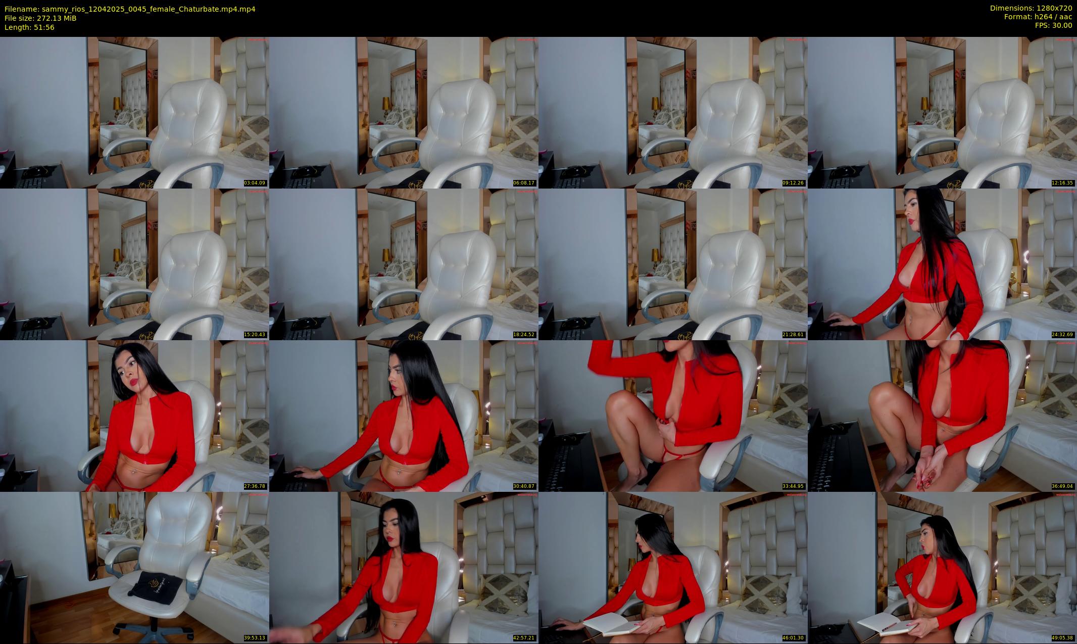 sammy_rios — 52 minute Chaturbate female cam show recording, 720p, Apr 12, 2025