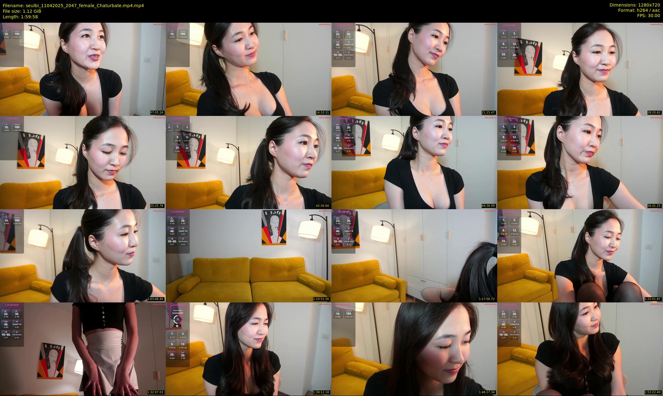 seulbi — 120 minute Chaturbate female cam show recording, 720p, Apr 11, 2025