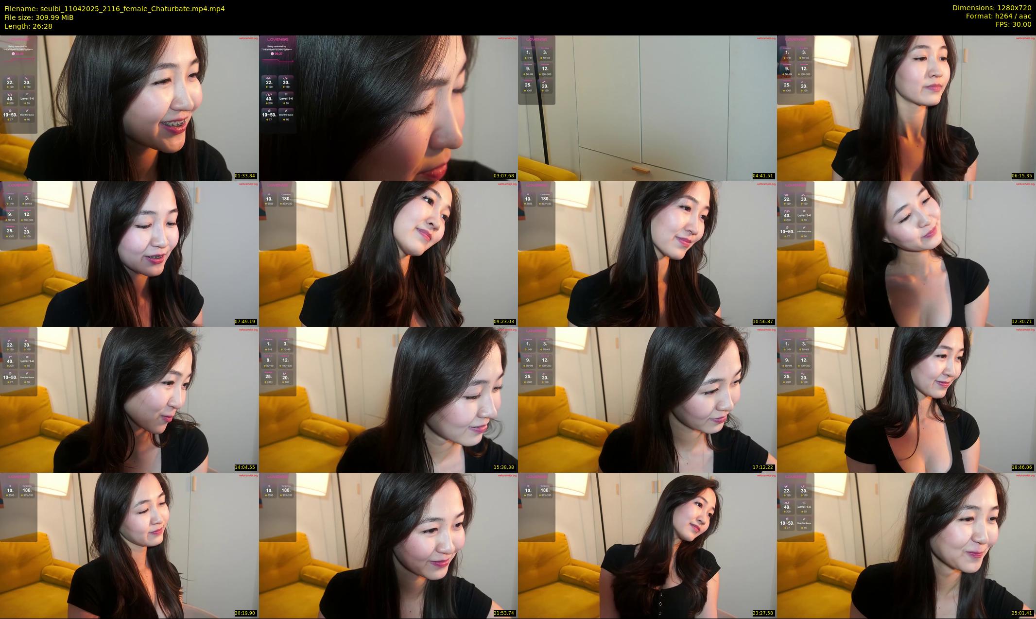 seulbi — 27 minute Chaturbate female cam show recording, 720p, Apr 11, 2025