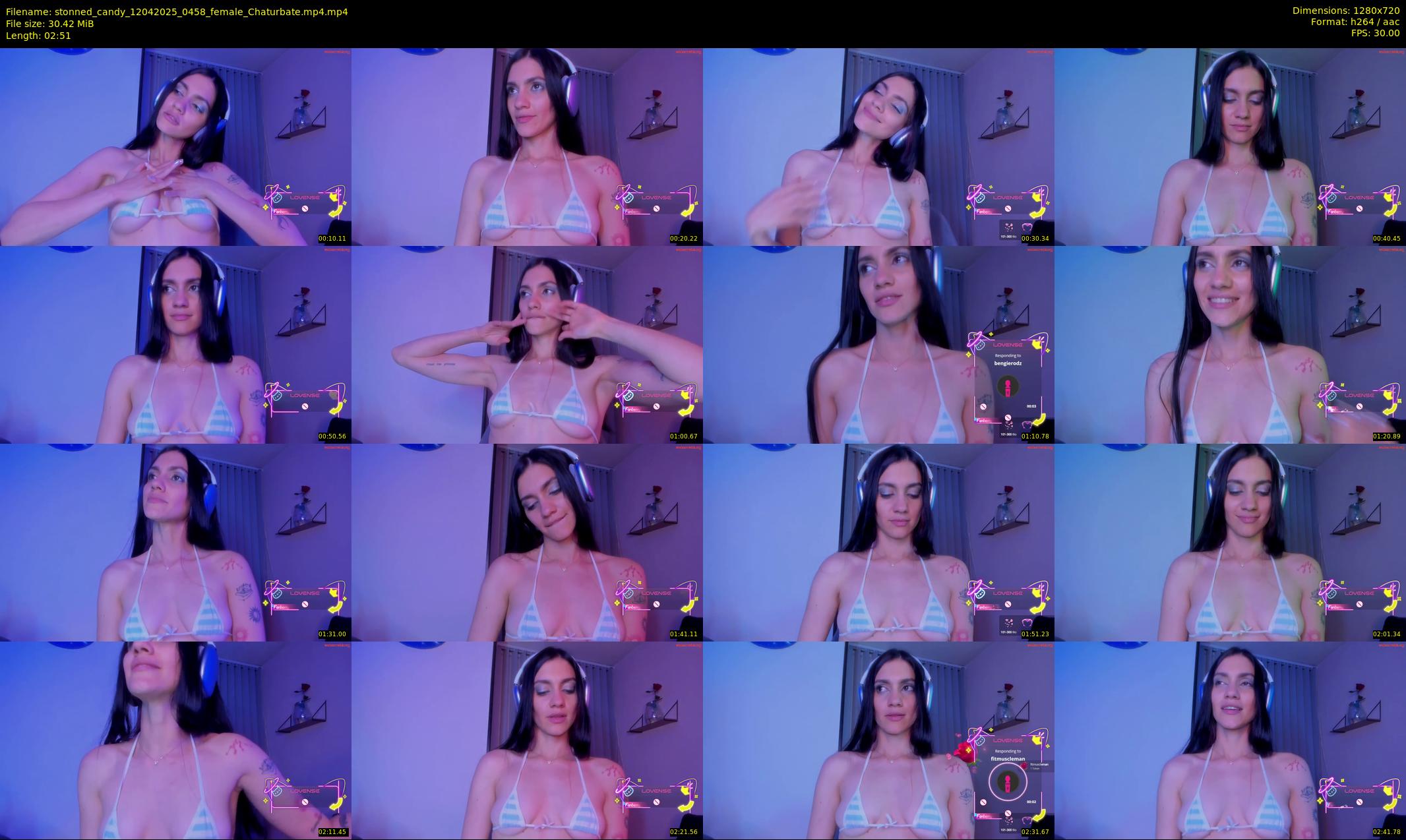 stonned_candy — 3 minute Chaturbate female cam show recording, 720p, Apr 12, 2025