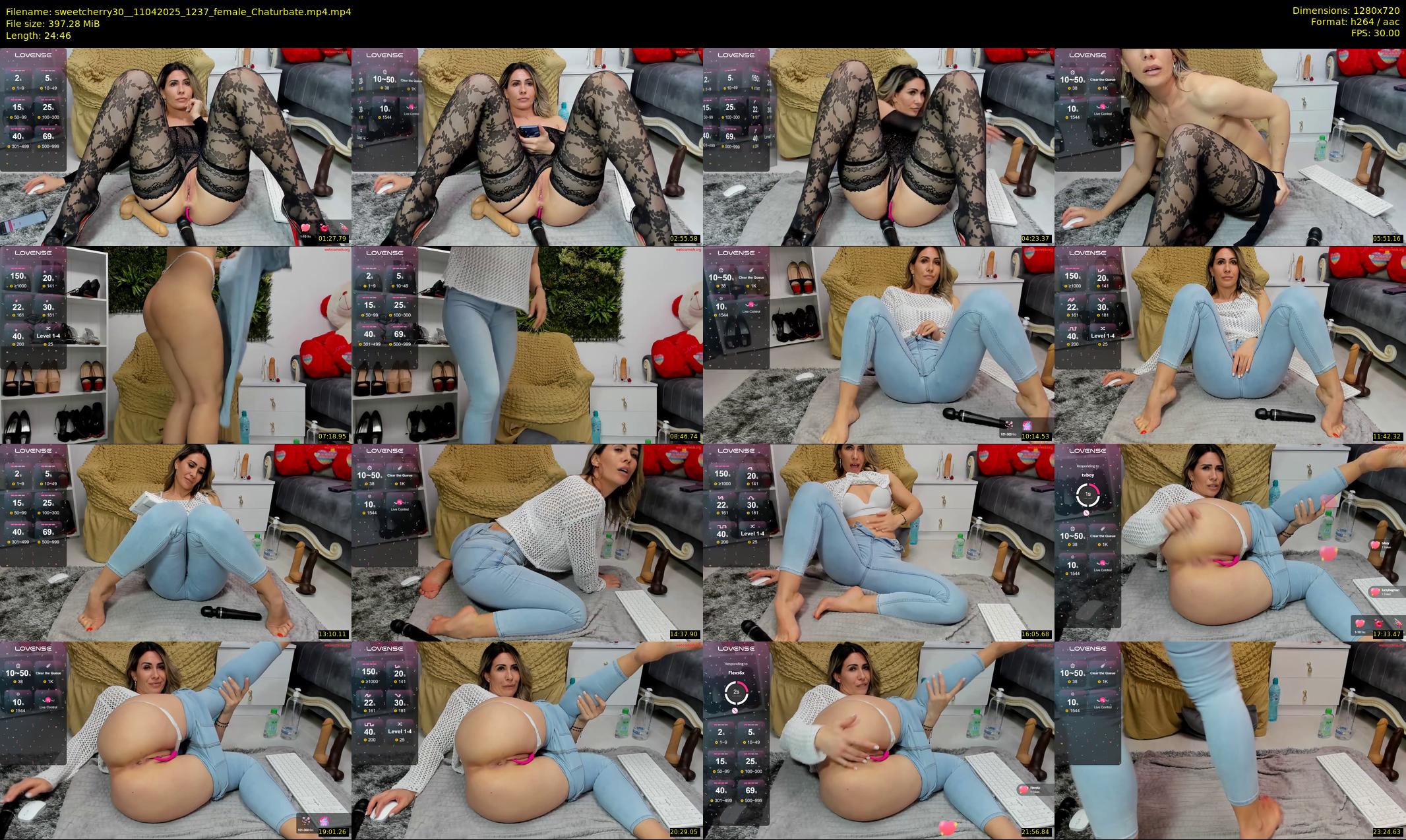 sweetcherry30_ — 25 minute Chaturbate female cam show recording, 720p, Apr 11, 2025