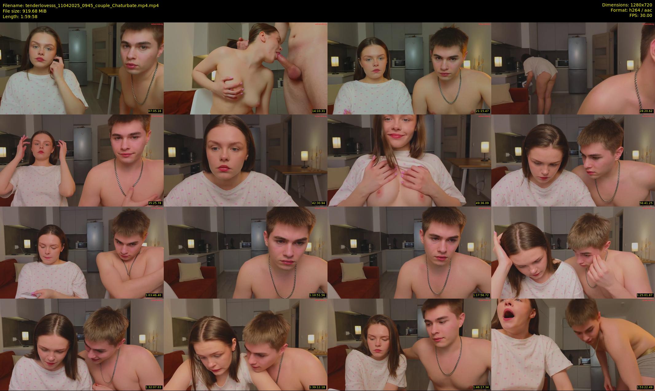 tenderlovesss — 120 minute Chaturbate couple cam show recording, 720p, Apr 11, 2025