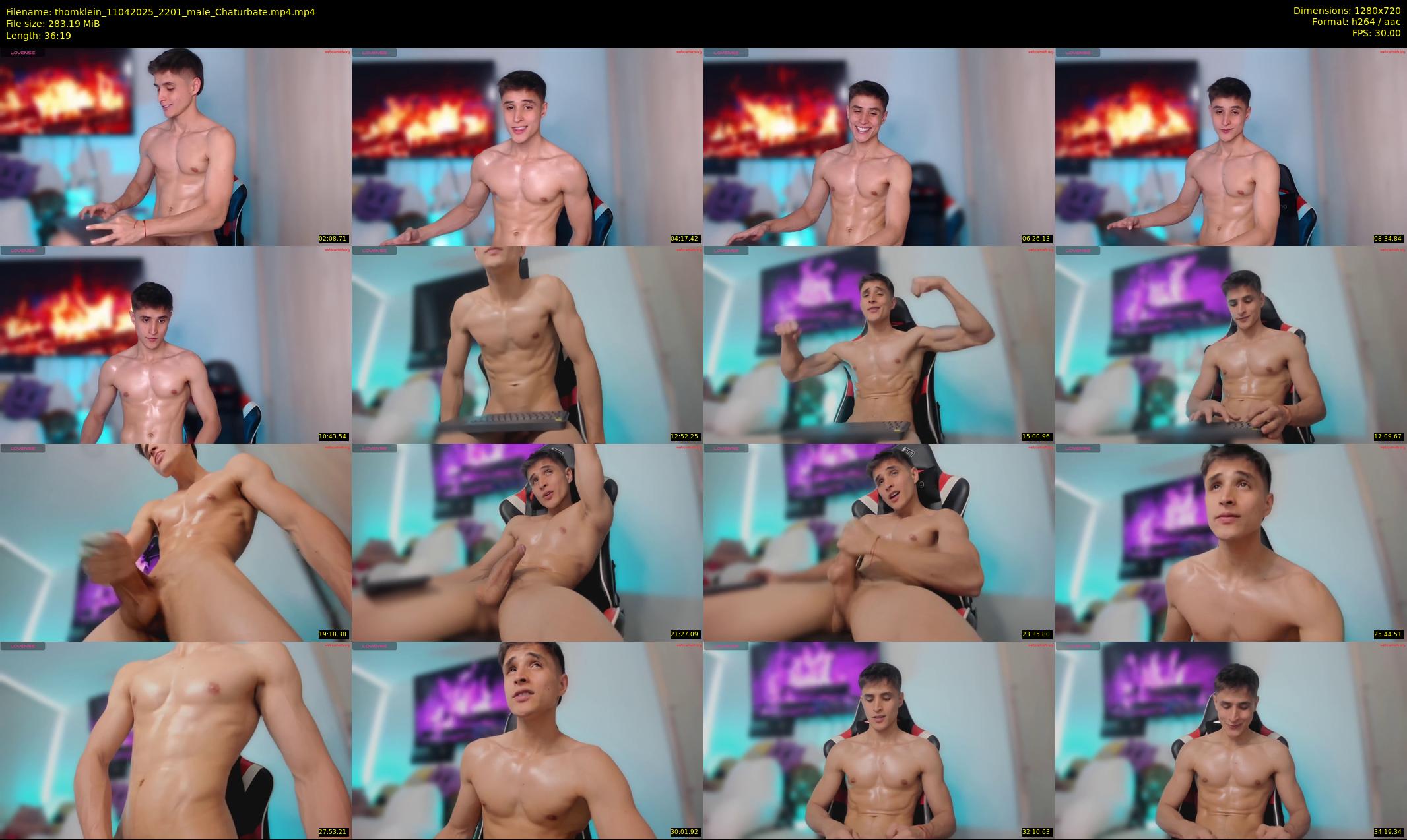 thomklein — 37 minute Chaturbate male cam show recording, 720p, Apr 11, 2025