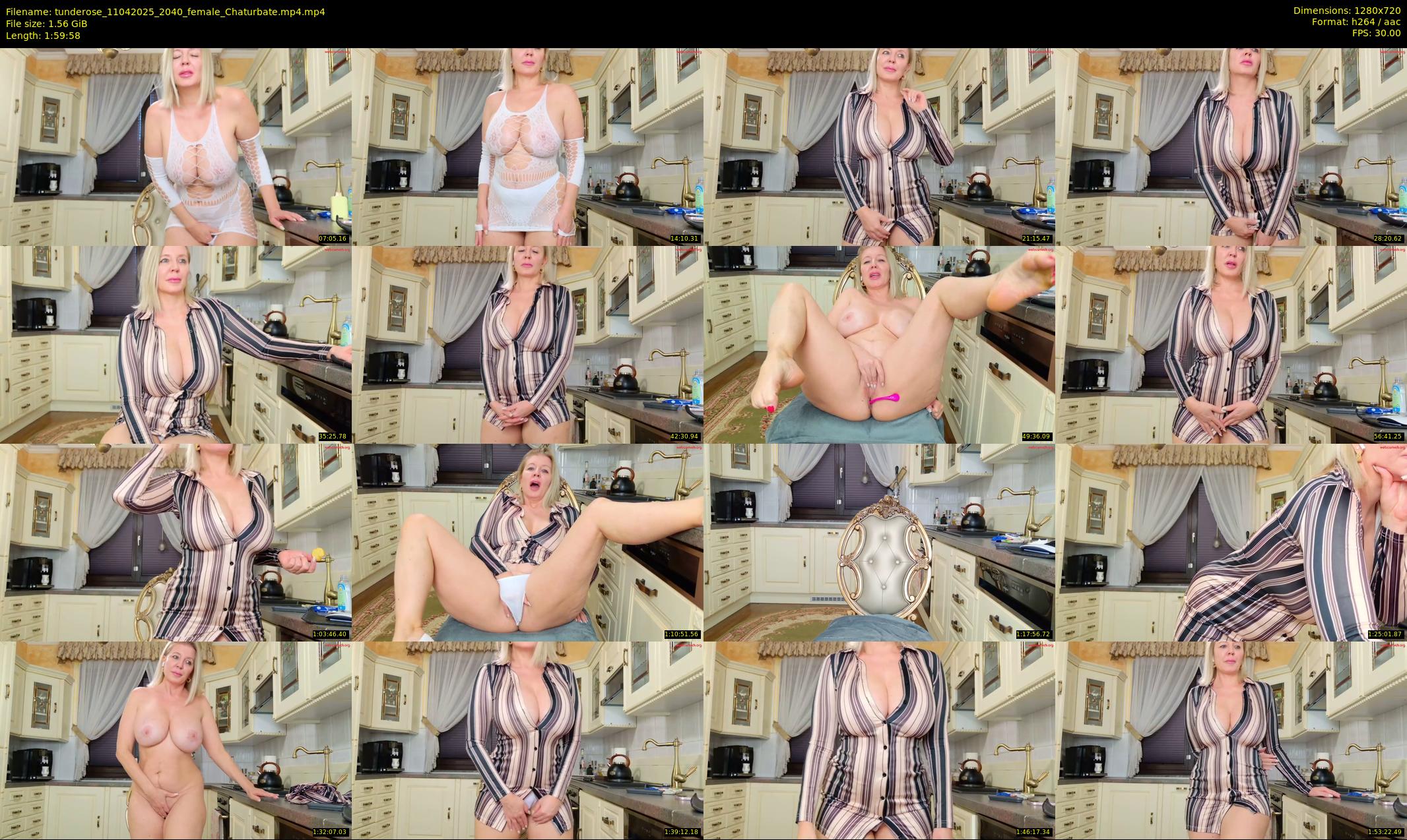 tunderose — 120 minute Chaturbate female cam show recording, 720p, Apr 11, 2025