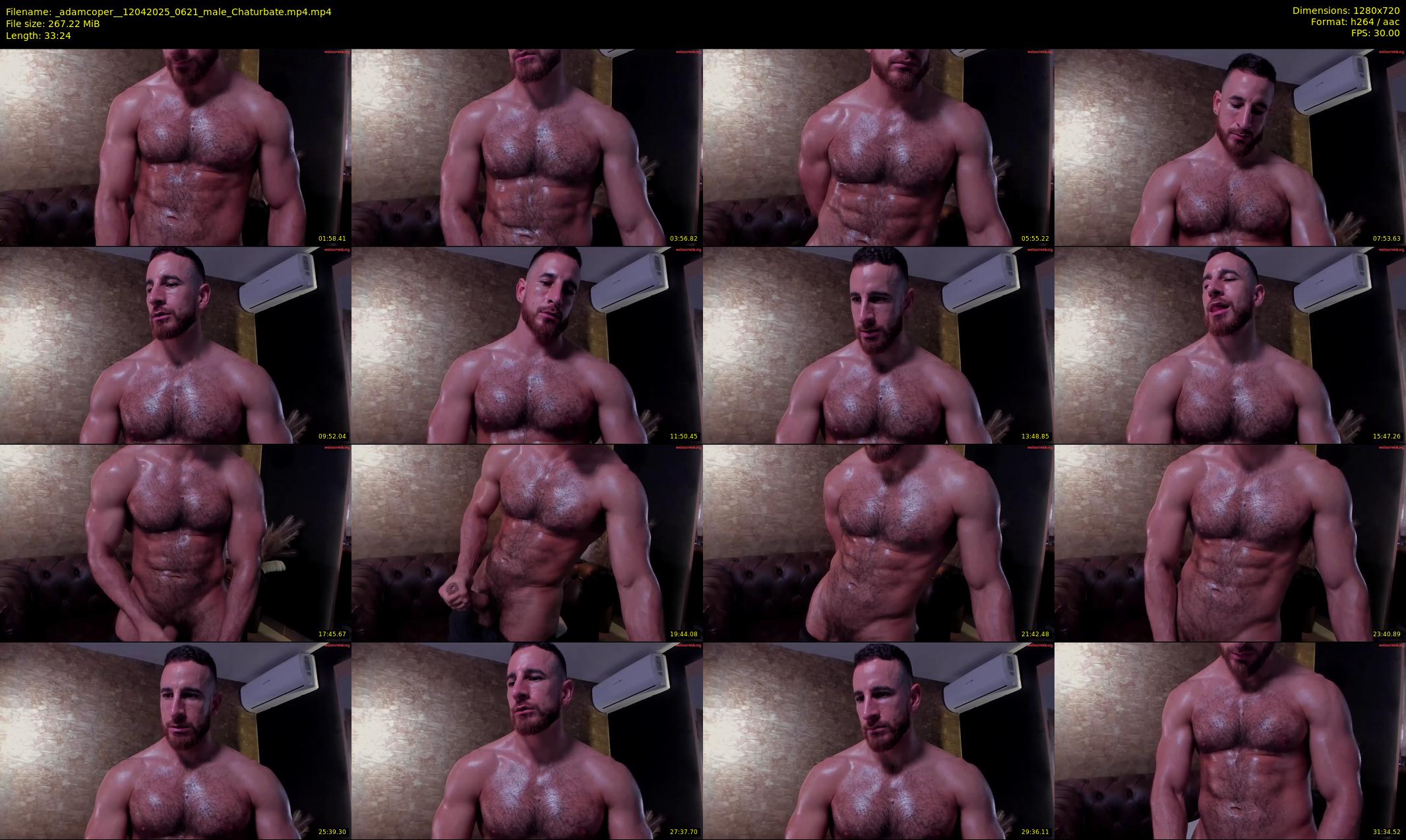 _adamcoper_ — 34 minute Chaturbate male cam show recording, 720p, Apr 12, 2025