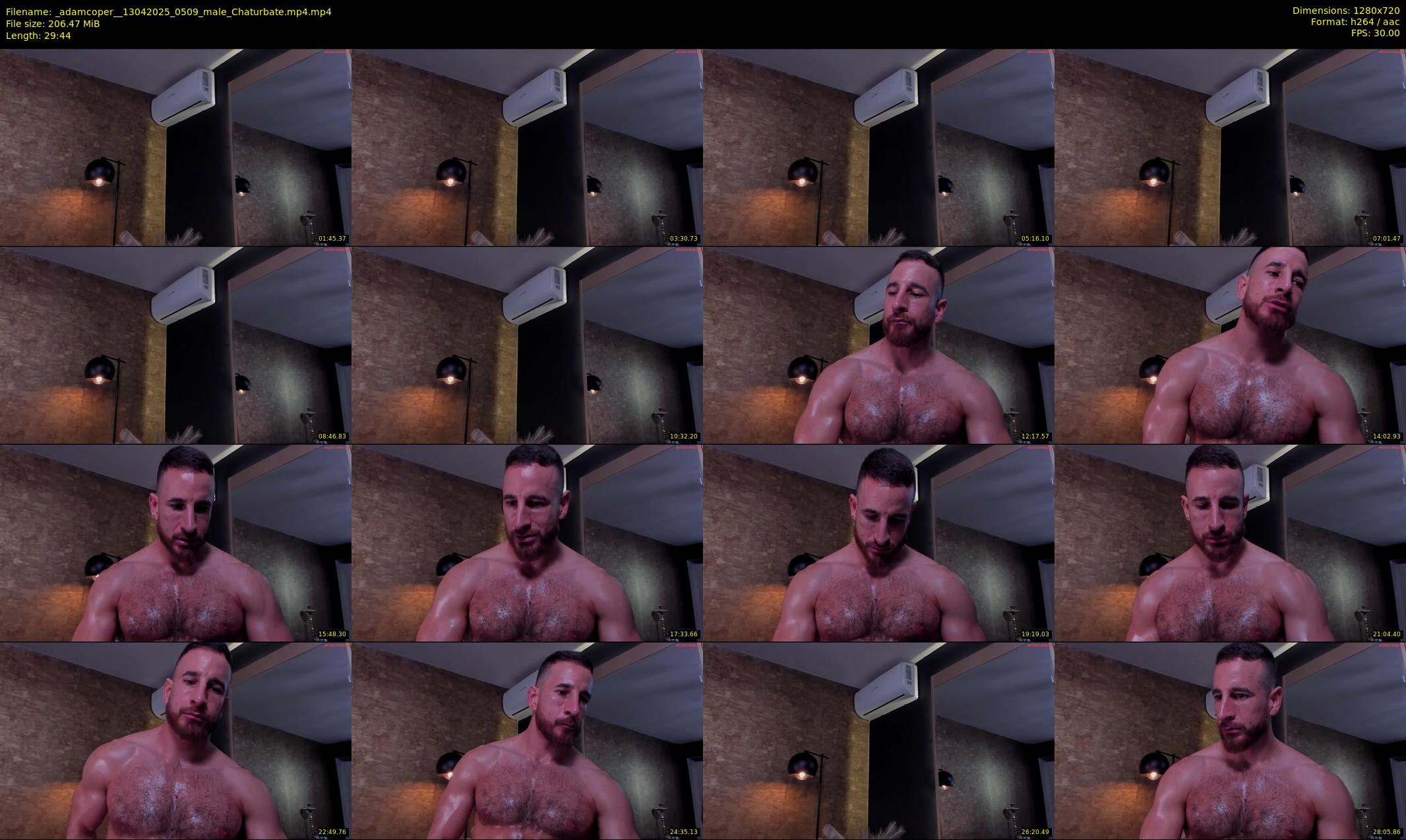_adamcoper_ — 30 minute Chaturbate male cam show recording, 720p, Apr 13, 2025