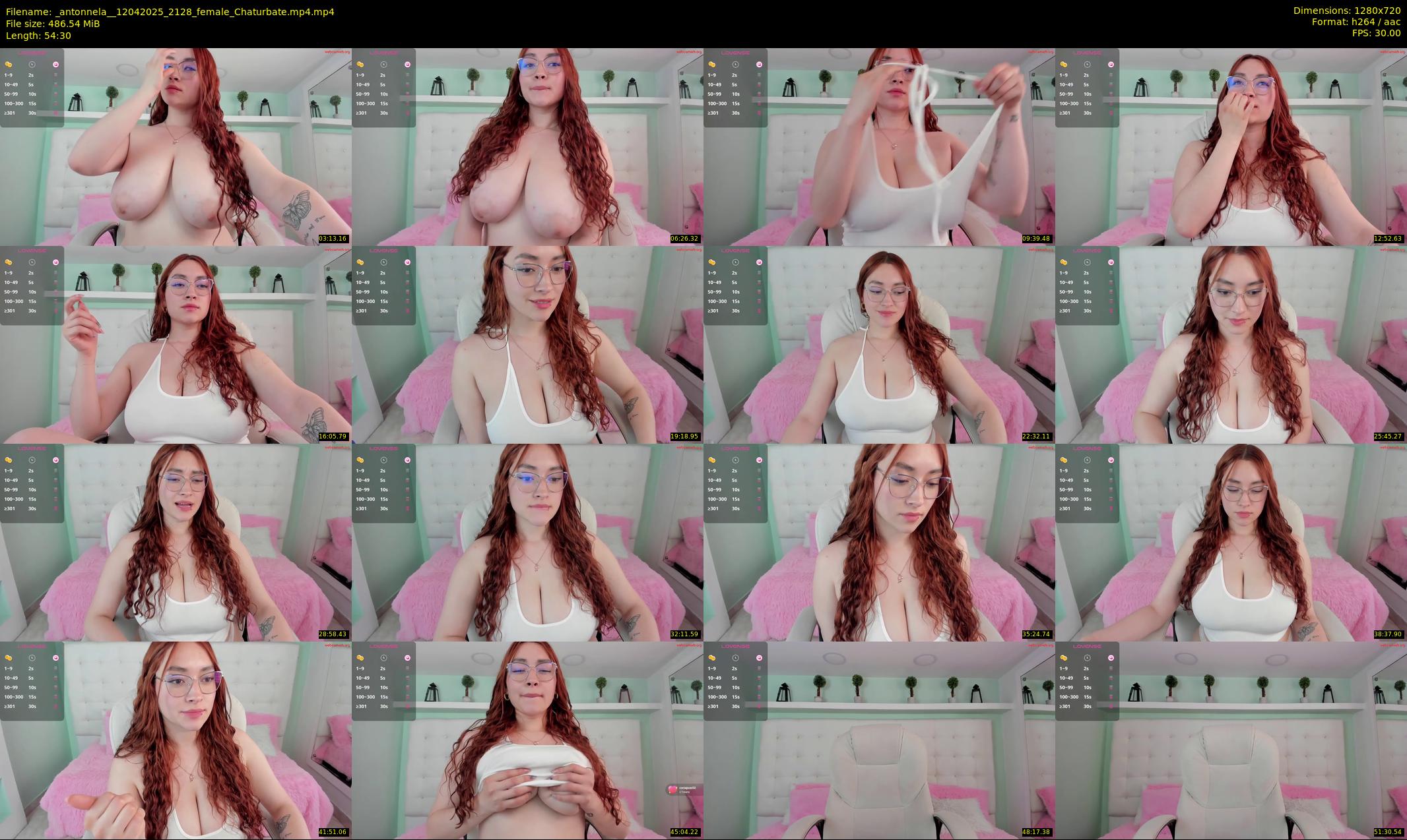 _antonnela_ — 55 minute Chaturbate female cam show recording, 720p, Apr 12, 2025