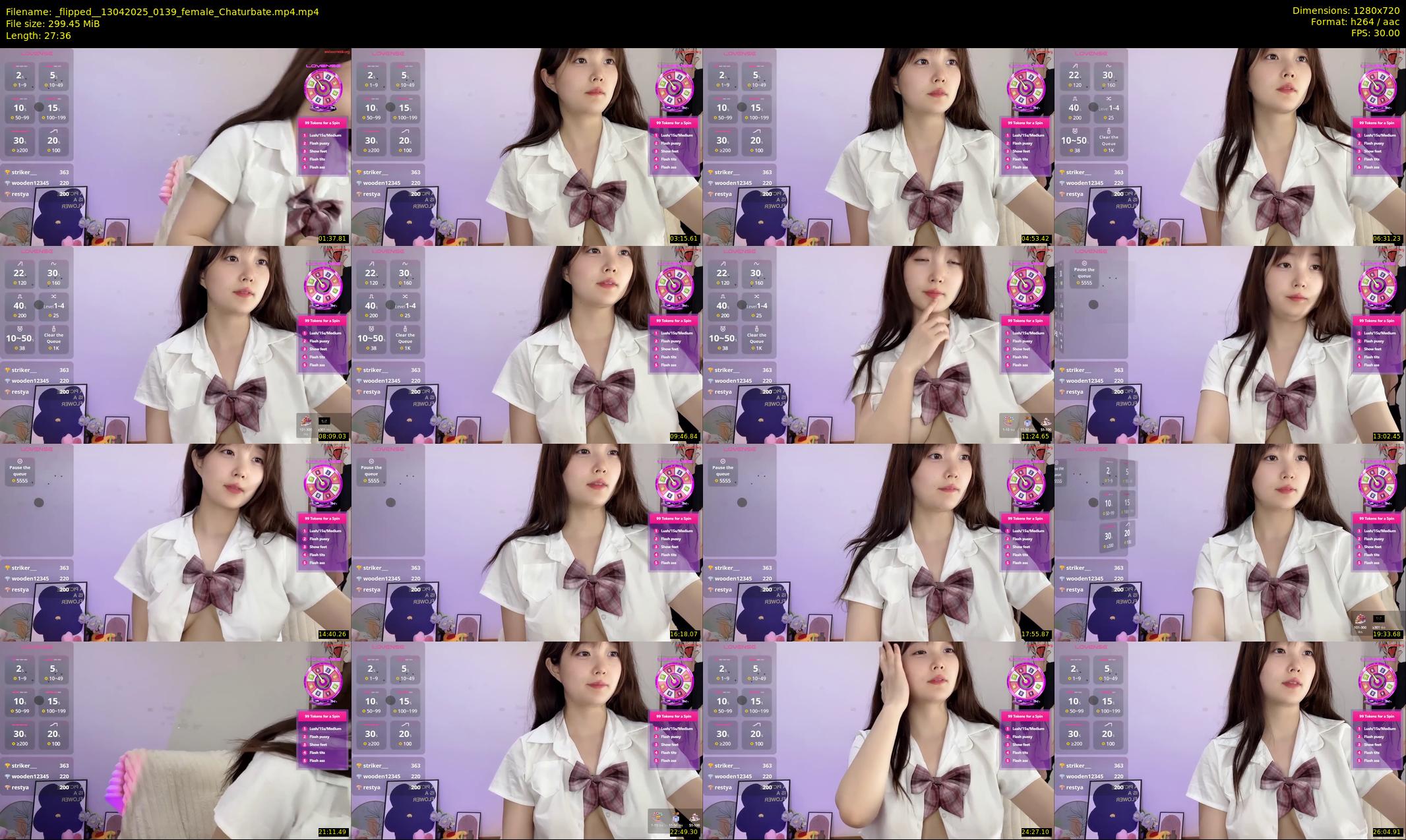 _flipped_ — 28 minute Chaturbate female cam show recording, 720p, Apr 13, 2025