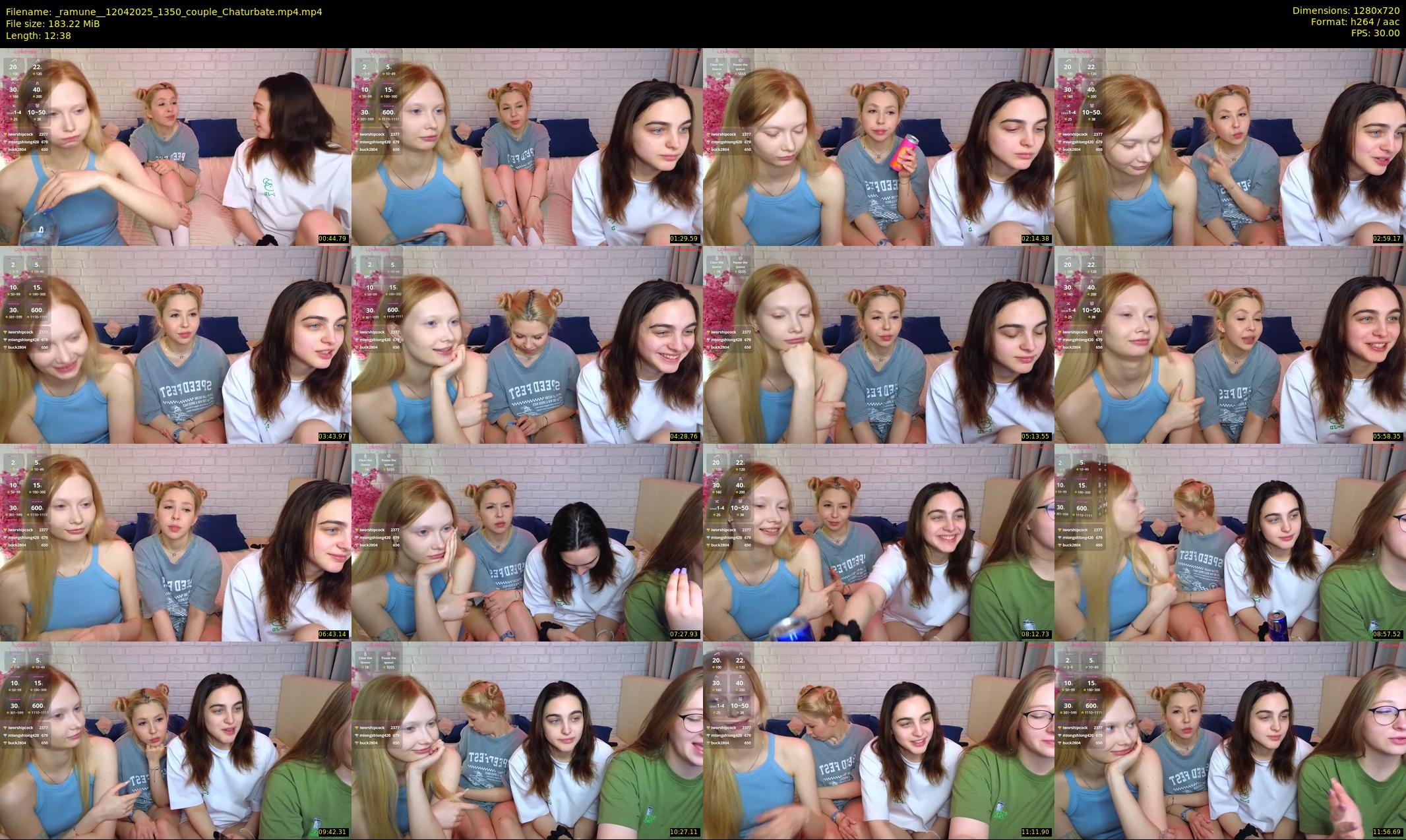 _ramune_ — 13 minute Chaturbate couple cam show recording, 720p, Apr 12, 2025