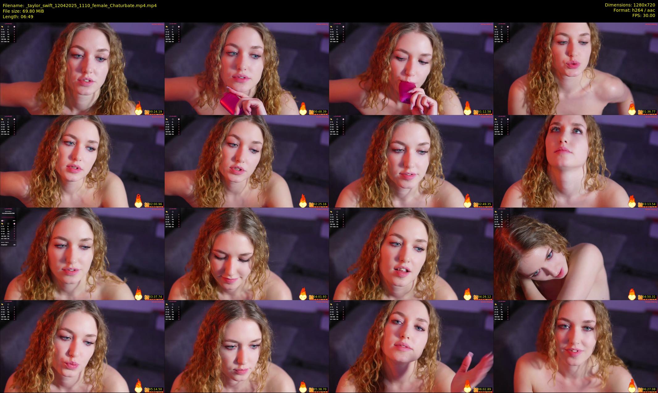 _taylor_swift — 7 minute Chaturbate female cam show recording, 720p, Apr 12, 2025