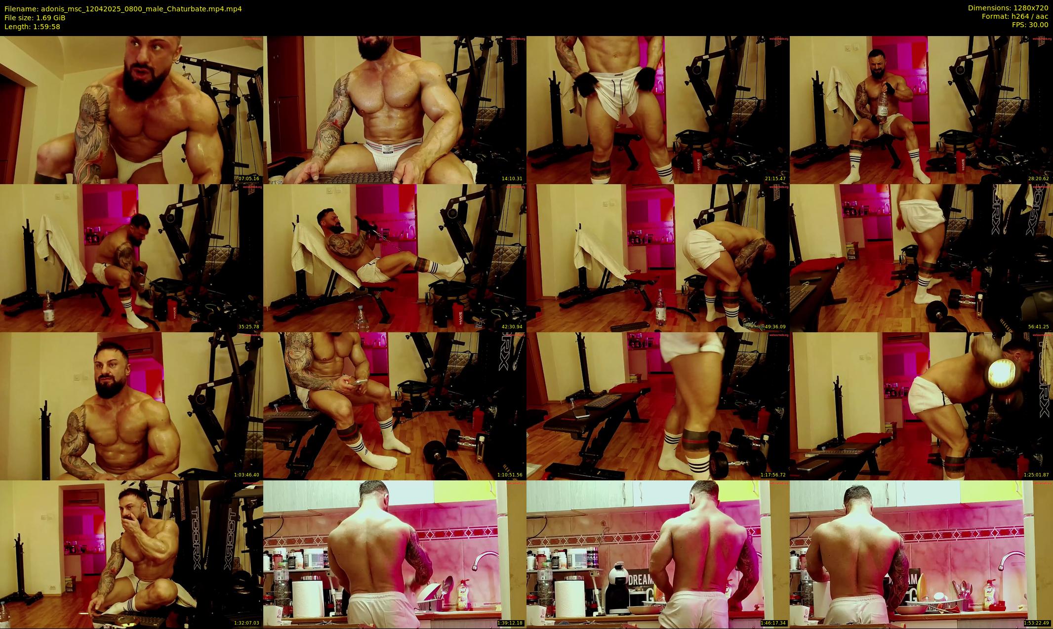 adonis_msc — 120 minute Chaturbate male cam show recording, 720p, Apr 12, 2025