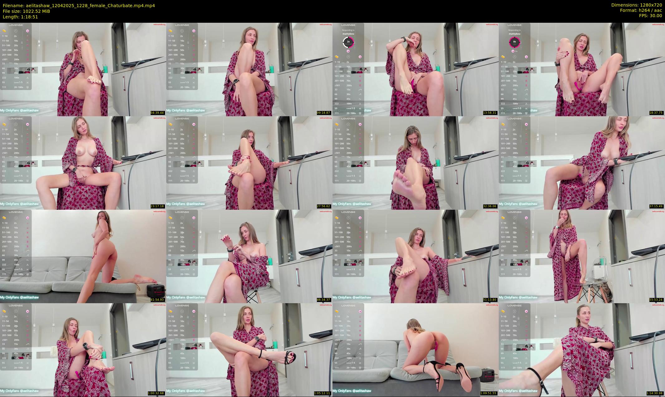 aelitashaw — 79 minute Chaturbate female cam show recording, 720p, Apr 12, 2025