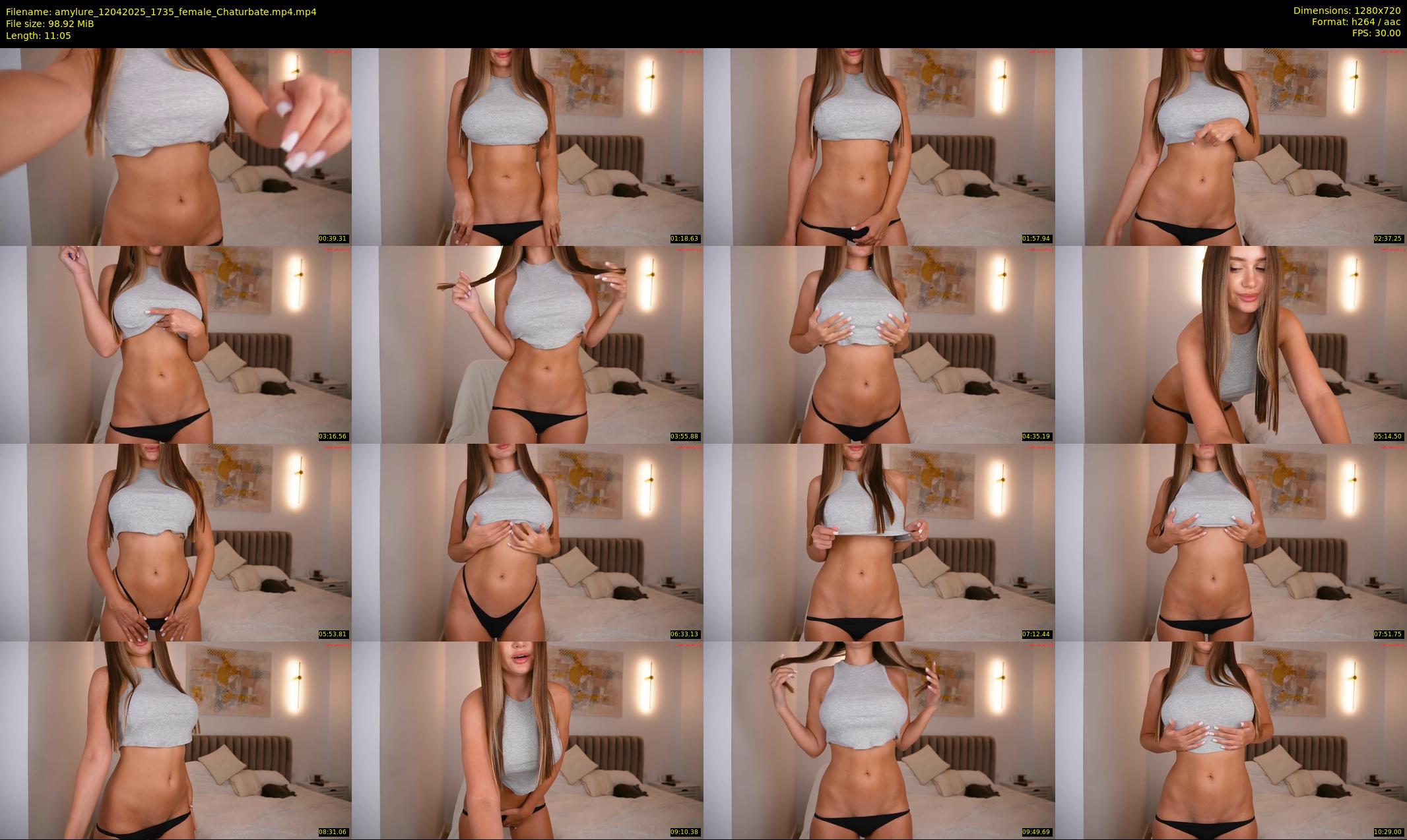 amylure — 12 minute Chaturbate female cam show recording, 720p, Apr 12, 2025