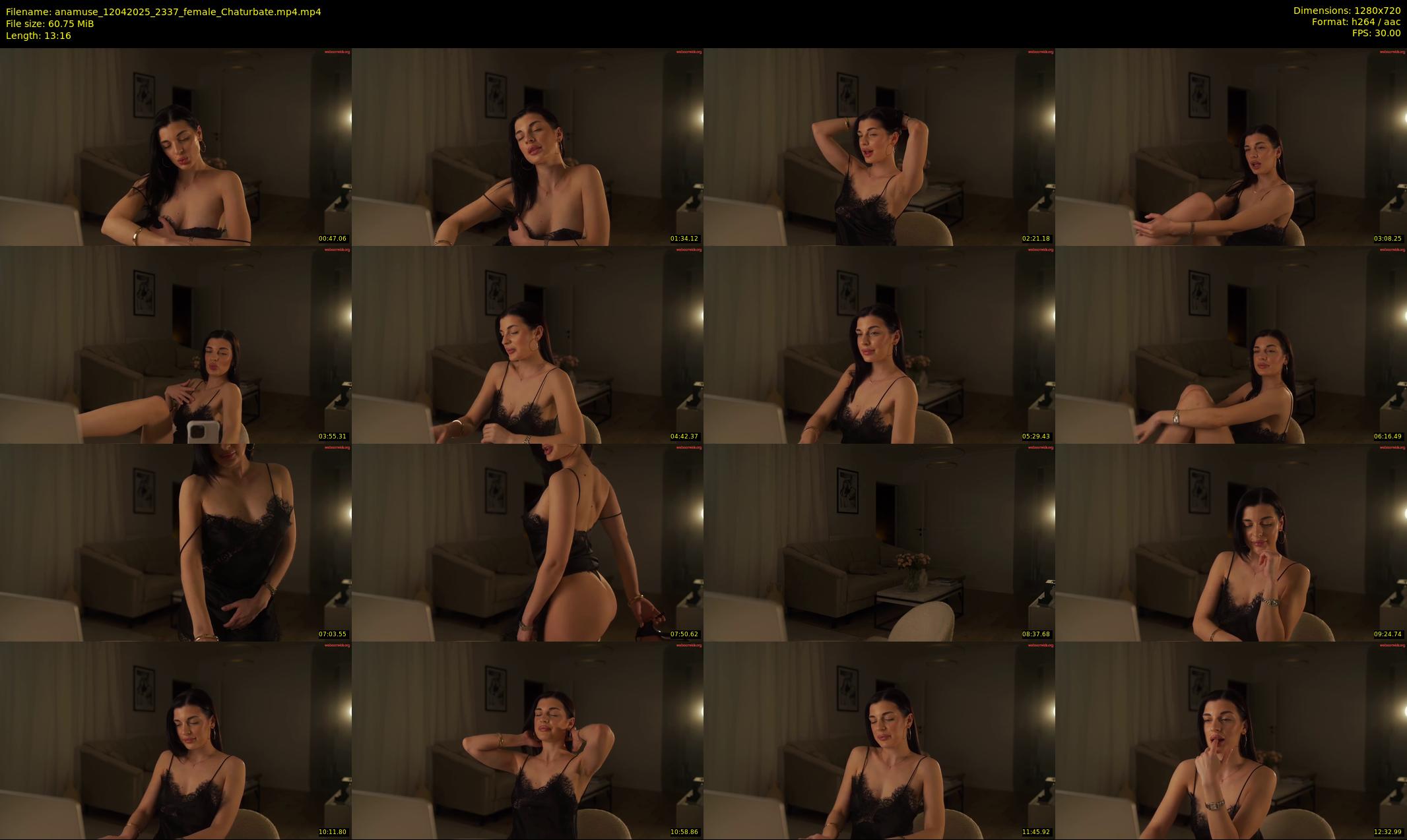 anamuse — 14 minute Chaturbate female cam show recording, 720p, Apr 12, 2025