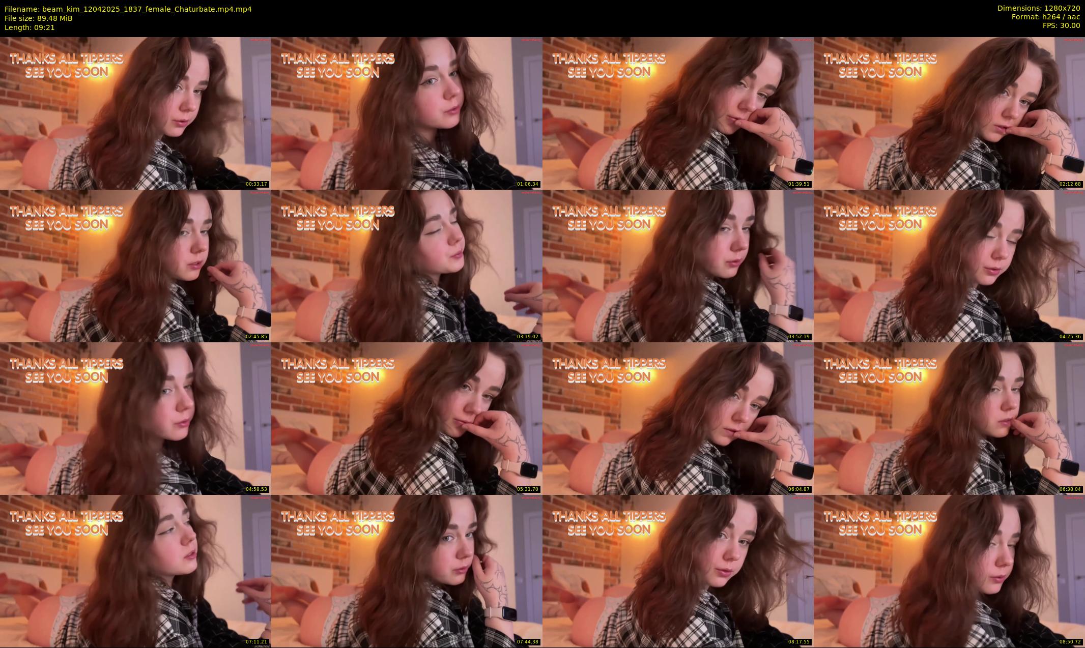 beam_kim — 10 minute Chaturbate female cam show recording, 720p, Apr 12, 2025