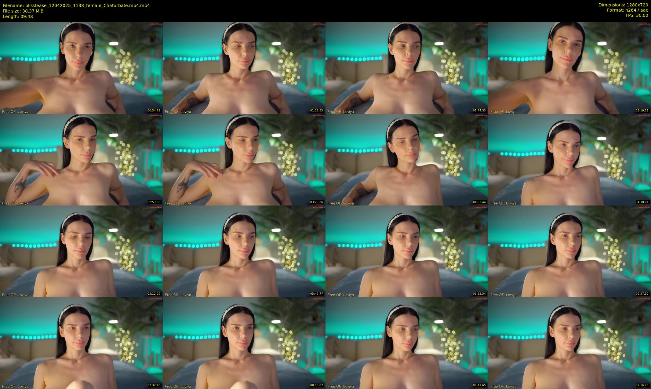 blisstease — 10 minute Chaturbate female cam show recording, 720p, Apr 12, 2025