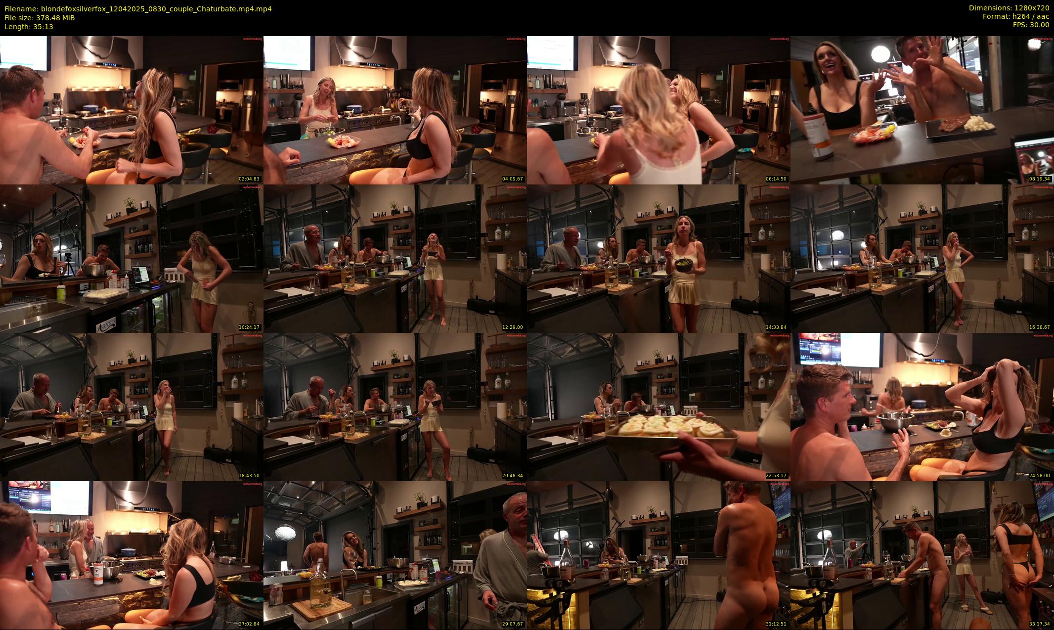 blondefoxsilverfox — 36 minute Chaturbate couple cam show recording, 720p, Apr 12, 2025