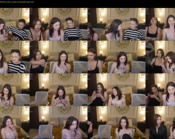 bright_diamonds_054 — 64 minute Chaturbate couple cam show recording, 720p, Apr 12, 2025