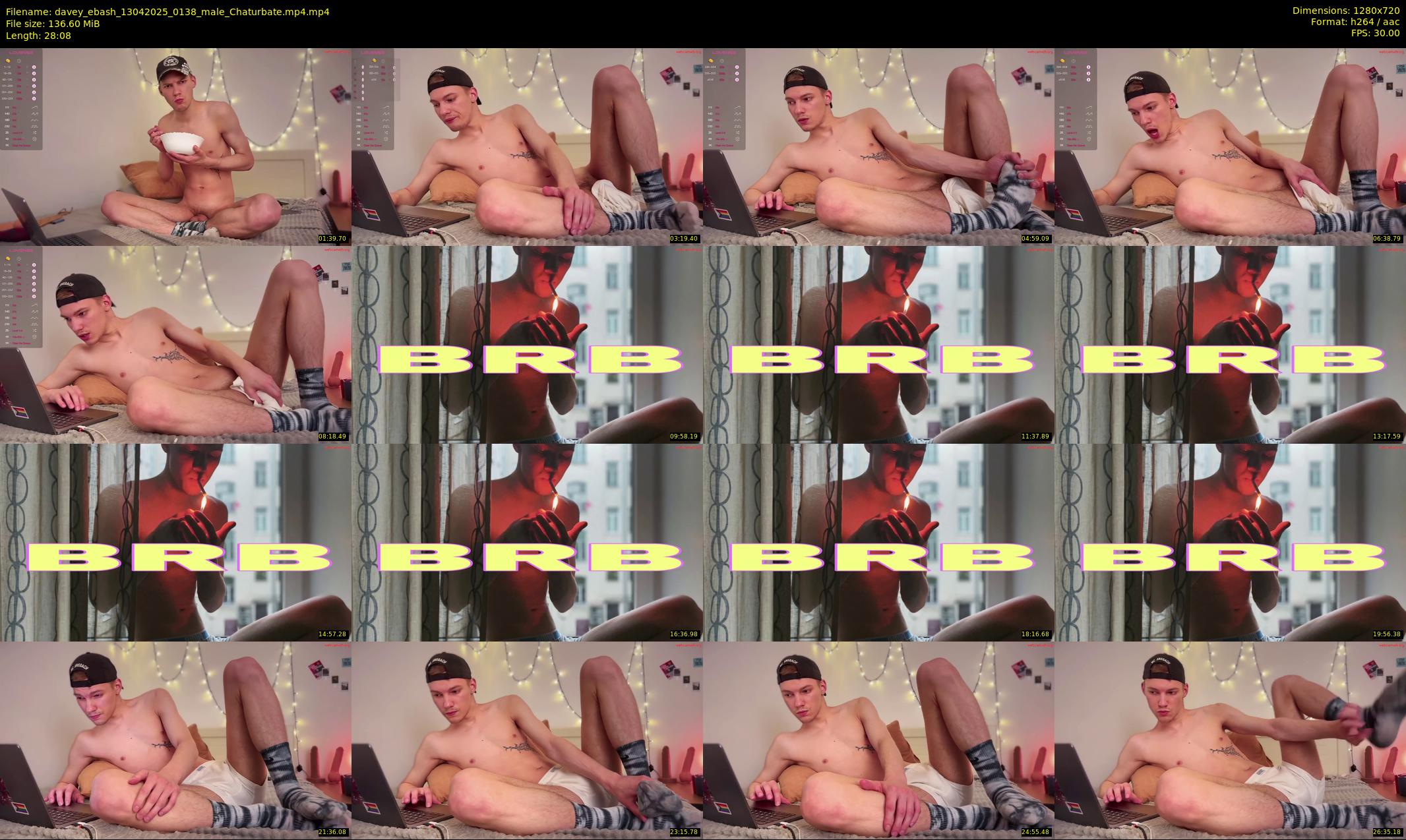 davey_ebash — 29 minute Chaturbate male cam show recording, 720p, Apr 13, 2025
