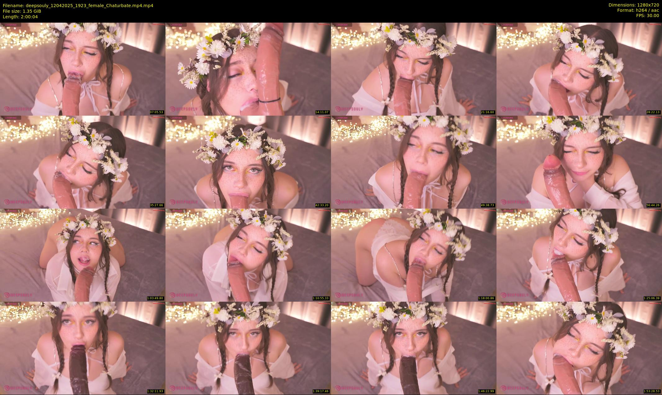 deepsouly — 121 minute Chaturbate female cam show recording, 720p, Apr 12, 2025