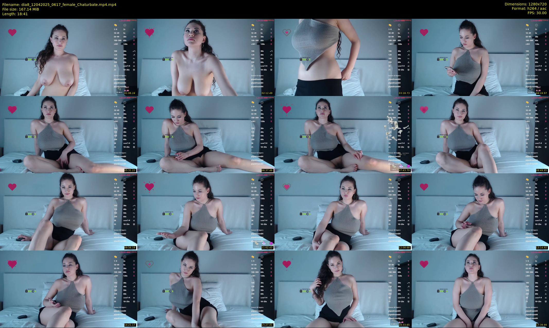 dia8 — 19 minute Chaturbate female cam show recording, 720p, Apr 12, 2025