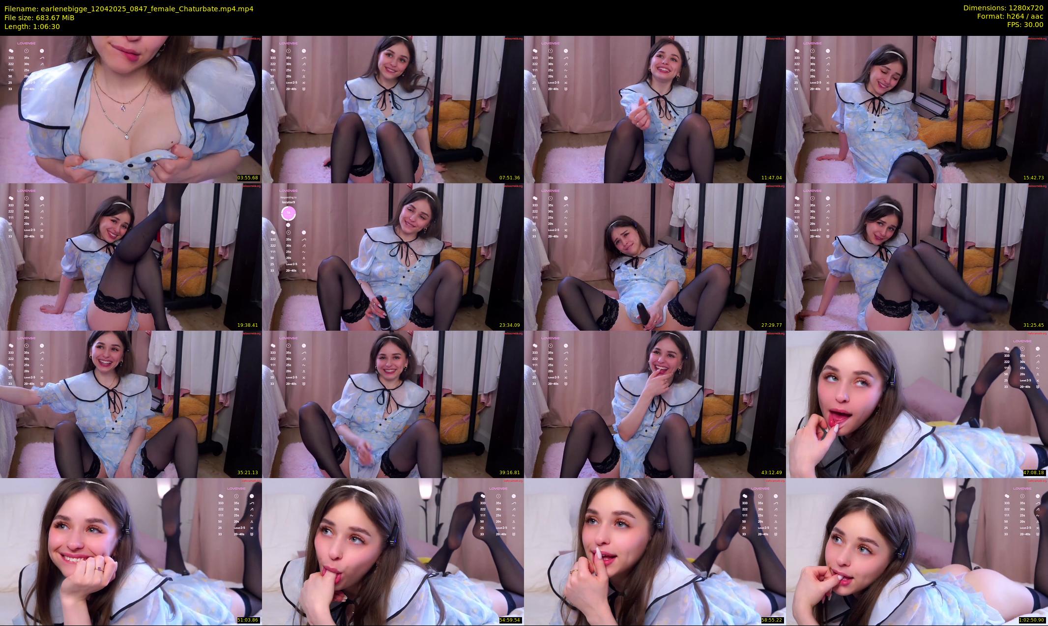 earlenebigge — 67 minute Chaturbate female cam show recording, 720p, Apr 12, 2025