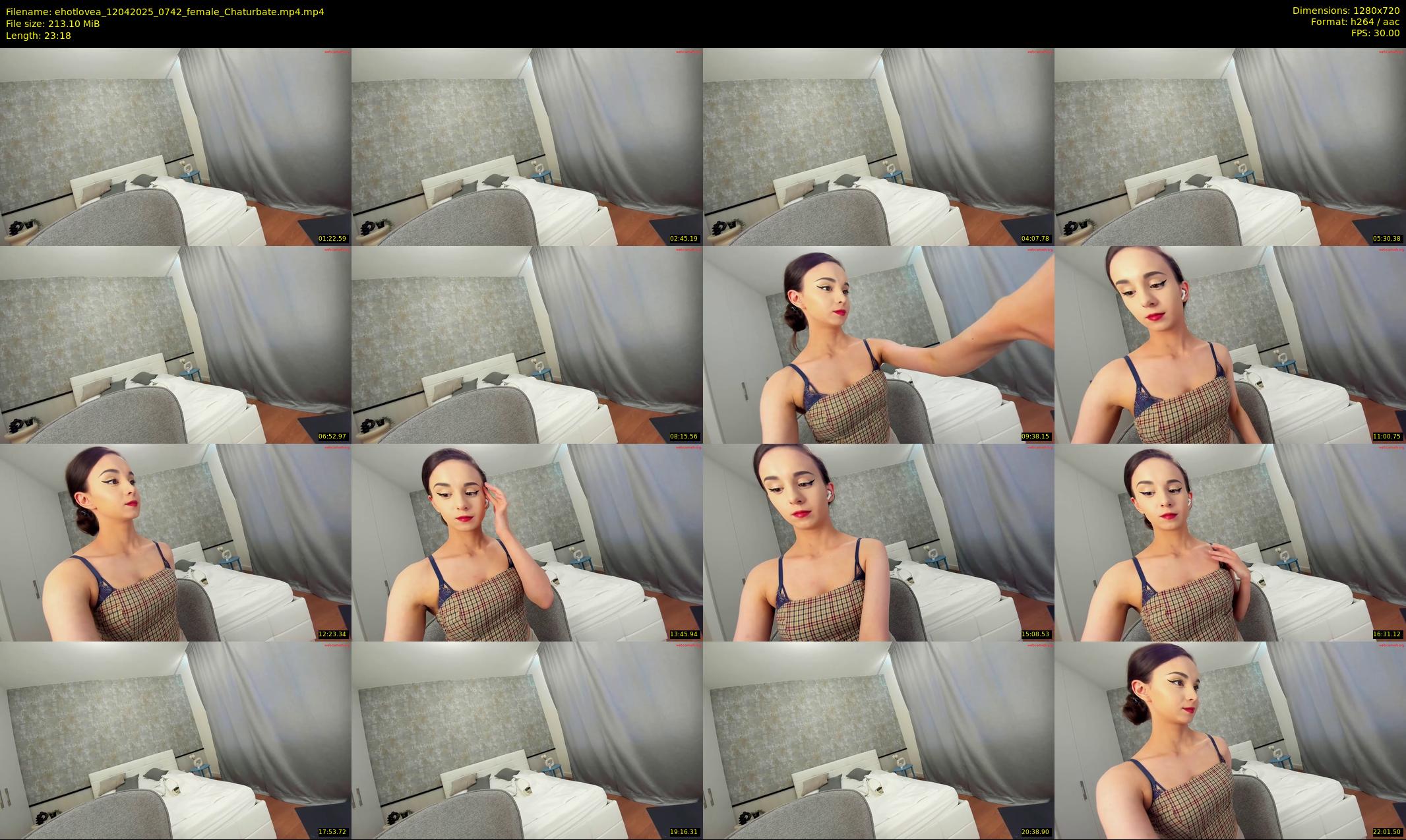 ehotlovea — 24 minute Chaturbate female cam show recording, 720p, Apr 12, 2025