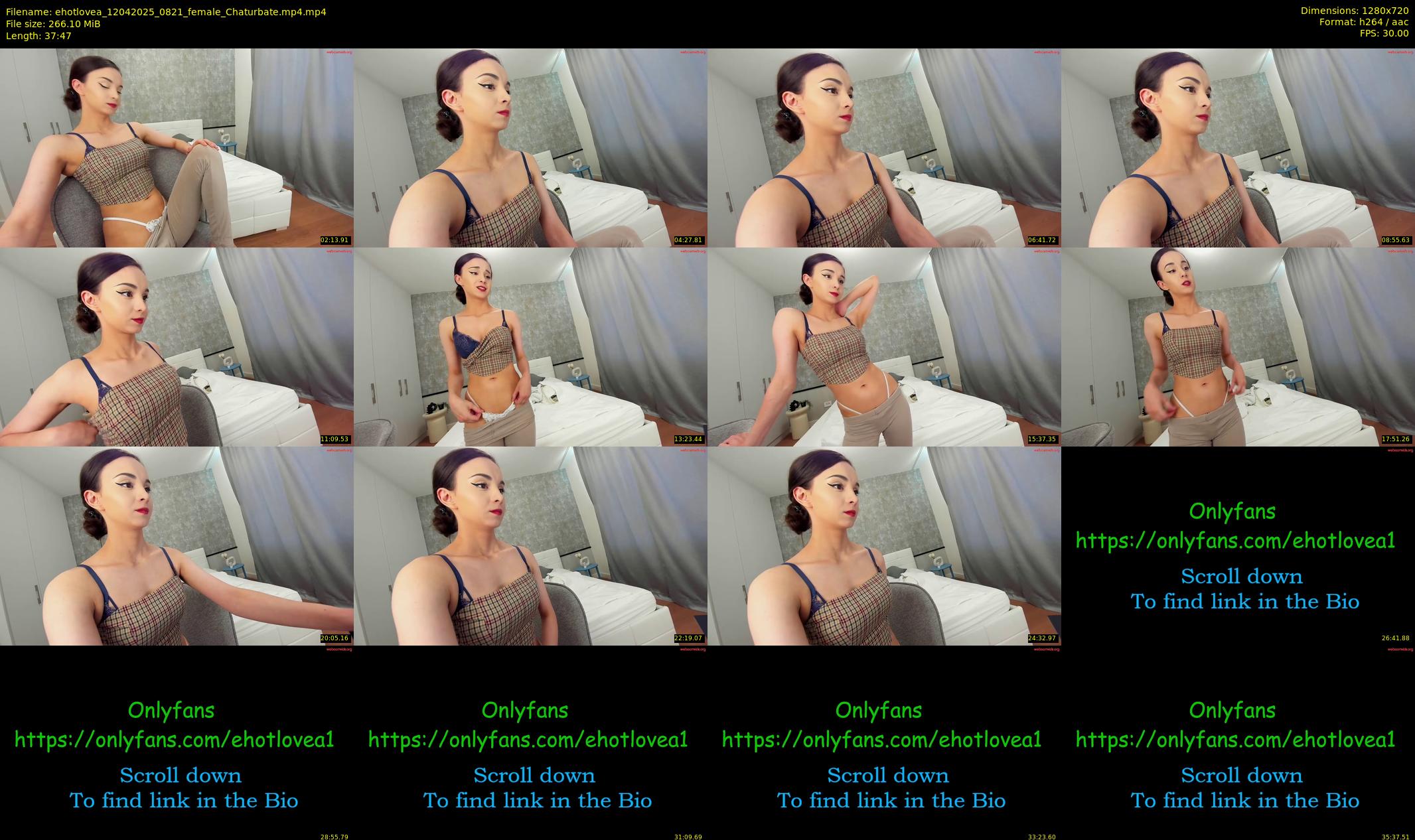 ehotlovea — 38 minute Chaturbate female cam show recording, 720p, Apr 12, 2025