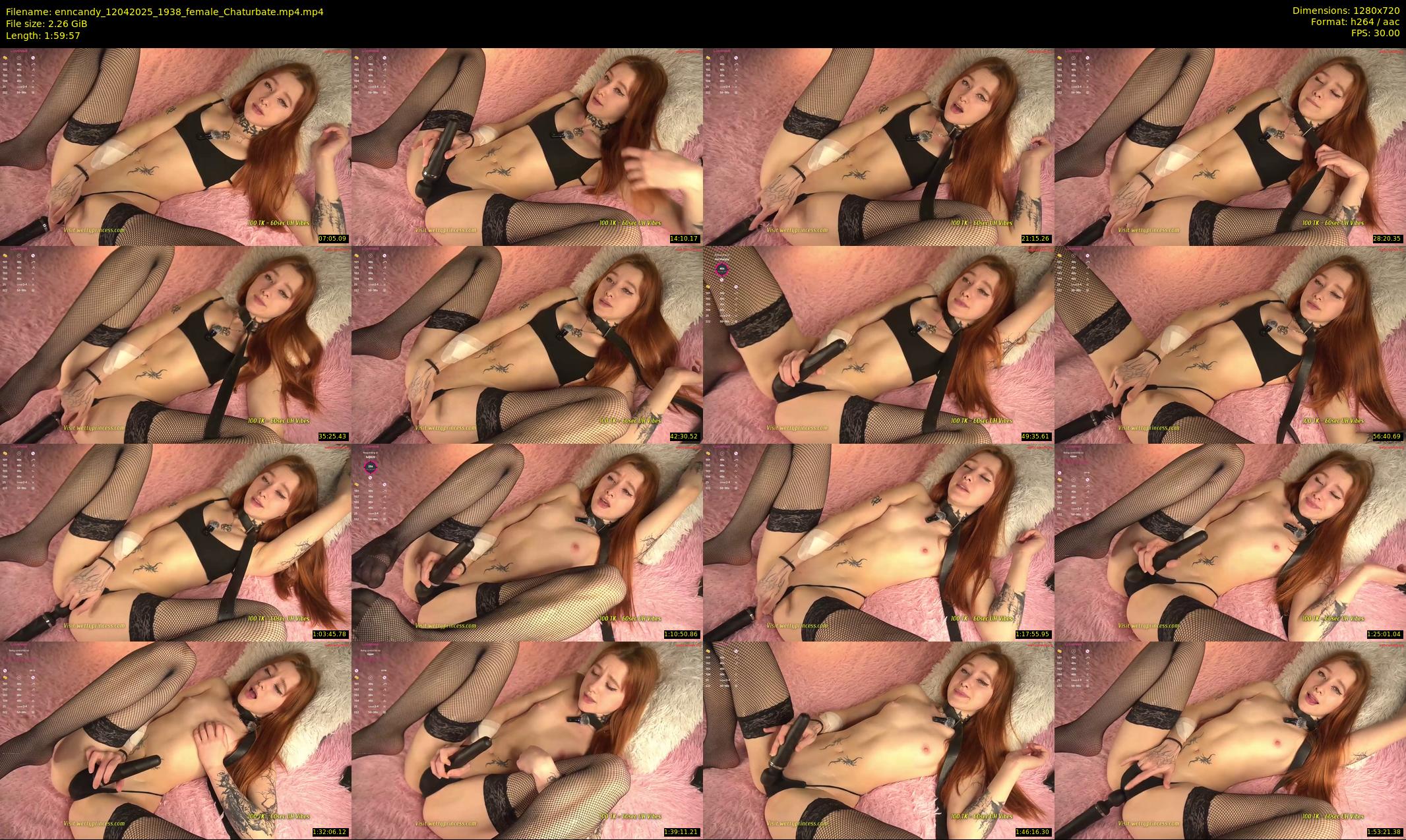 enncandy — 120 minute Chaturbate female cam show recording, 720p, Apr 12, 2025