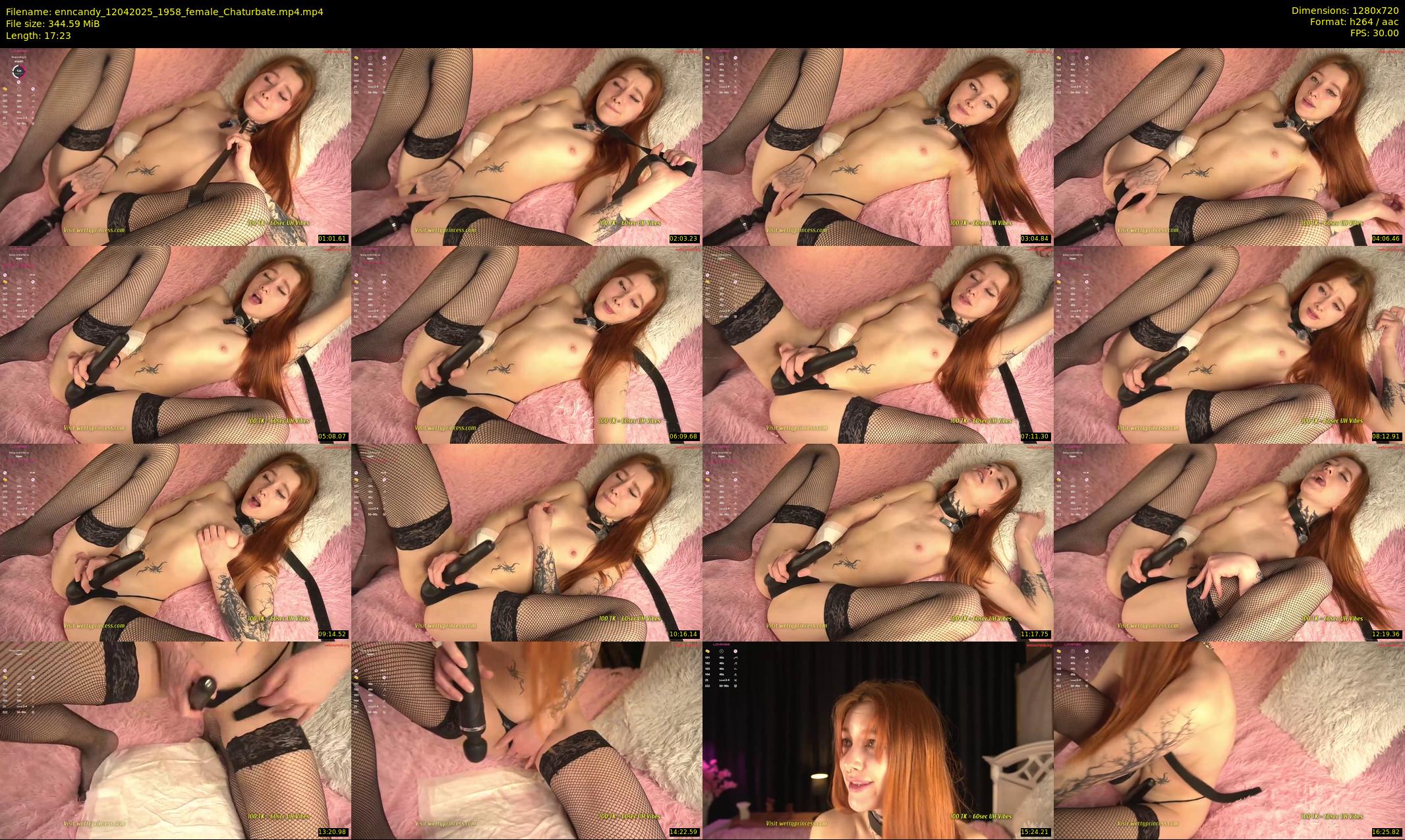 enncandy — 18 minute Chaturbate female cam show recording, 720p, Apr 12, 2025