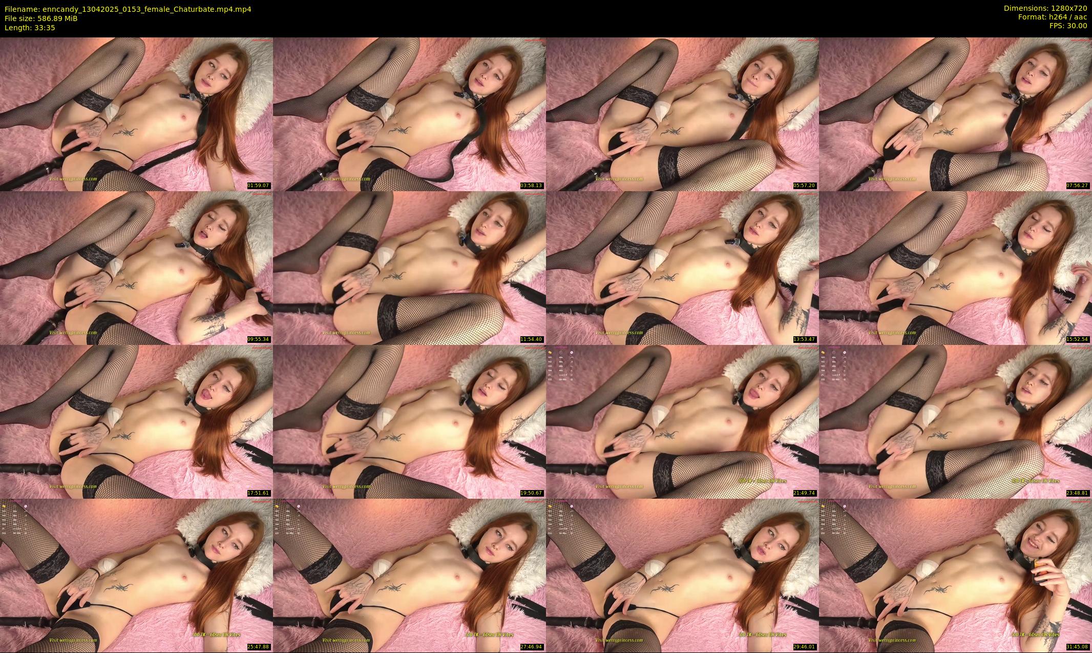 enncandy — 34 minute Chaturbate female cam show recording, 720p, Apr 13, 2025