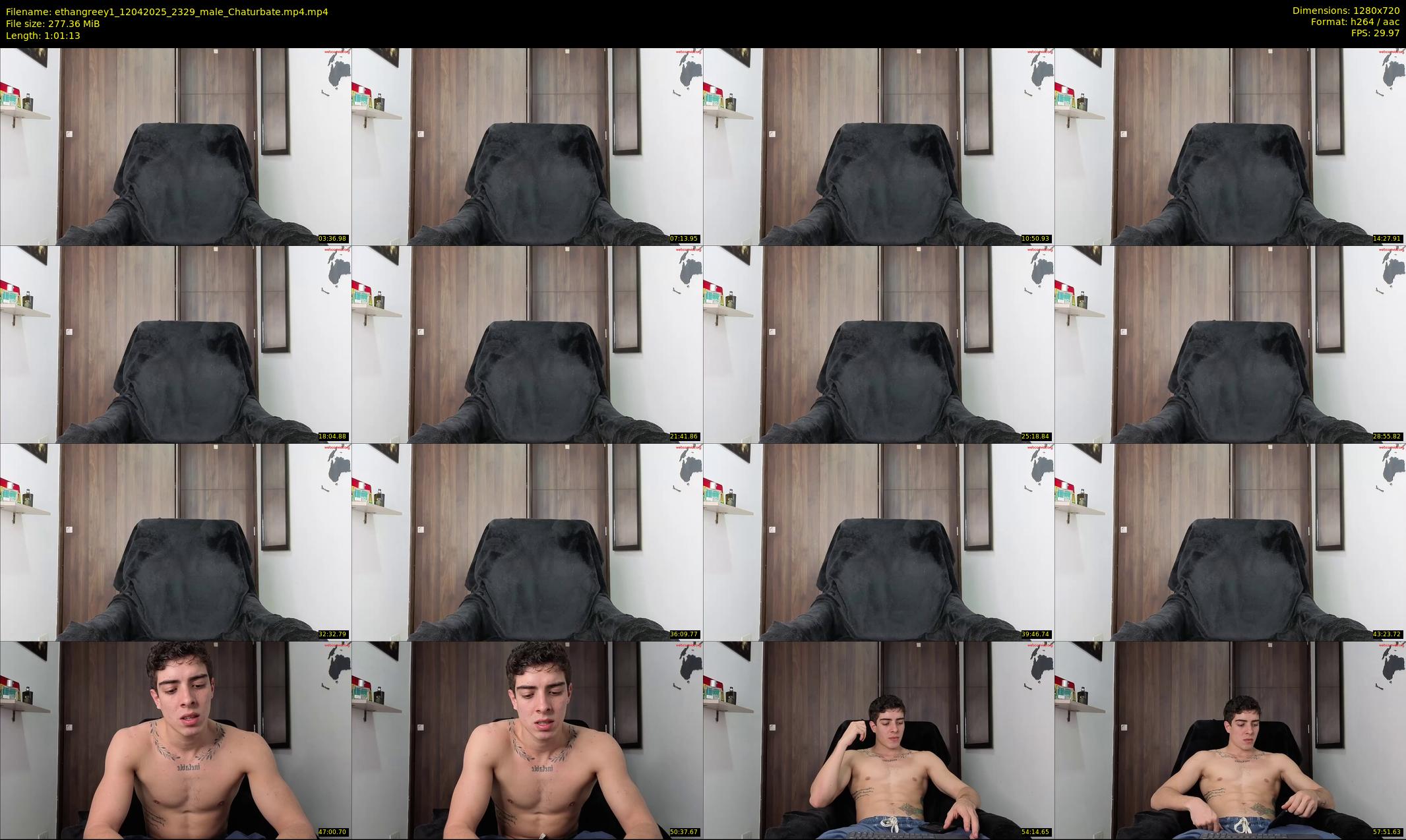 ethangreey1 — 62 minute Chaturbate male cam show recording, 720p, Apr 12, 2025